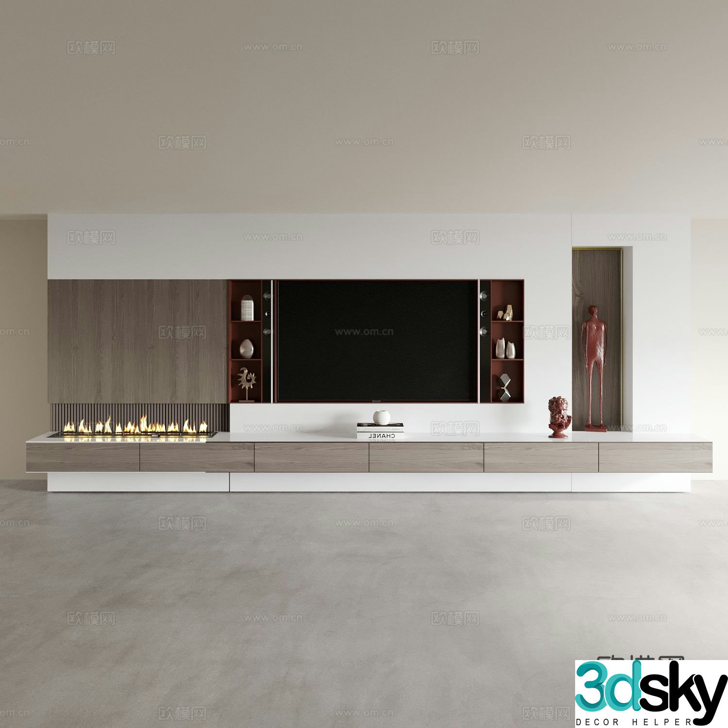 Modern TV cabinet 3d model