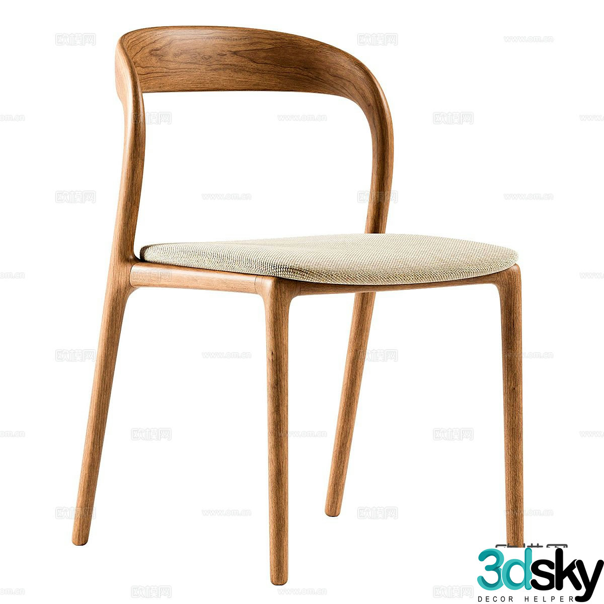 chair dining chair 3d model