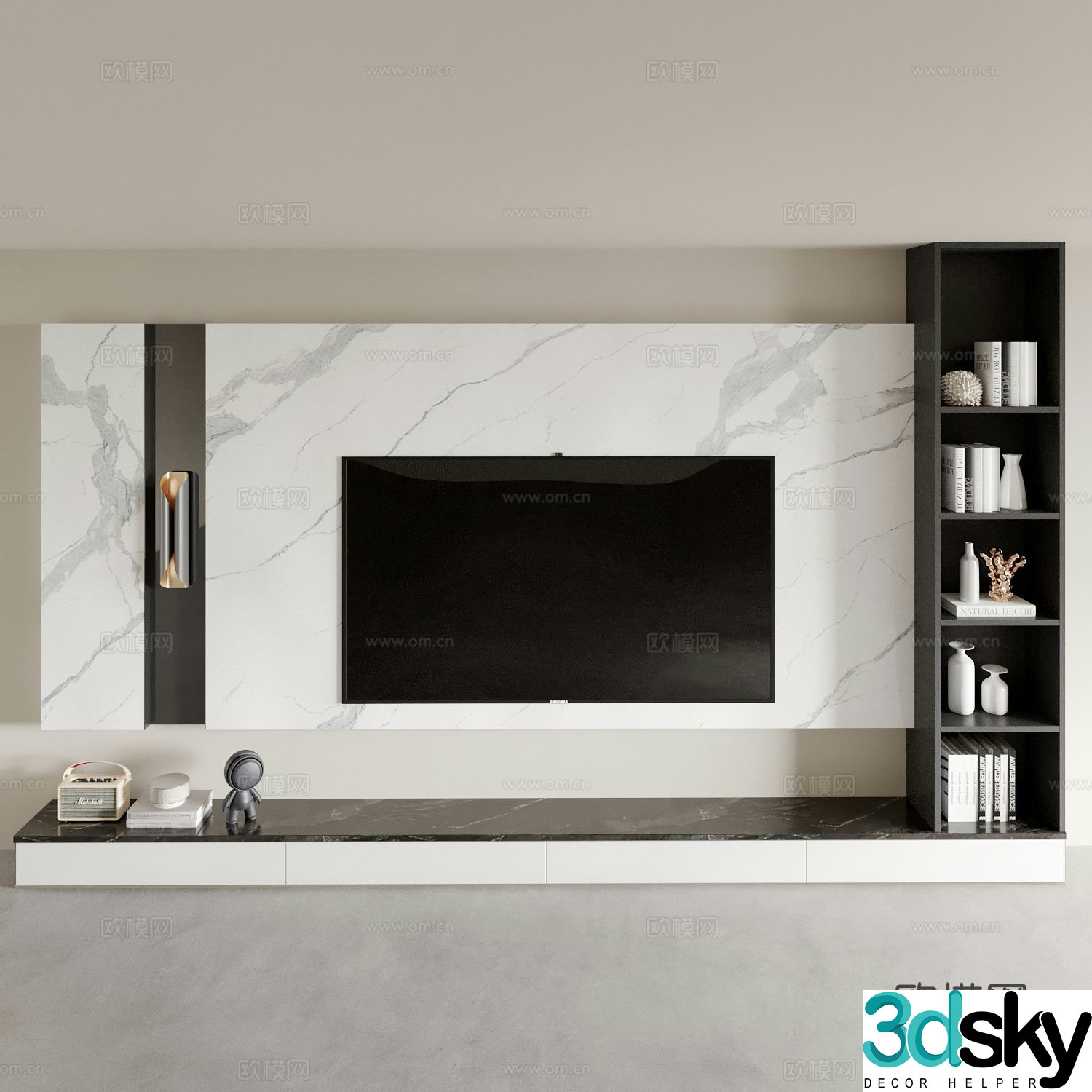 Modern TV cabinet 3d model