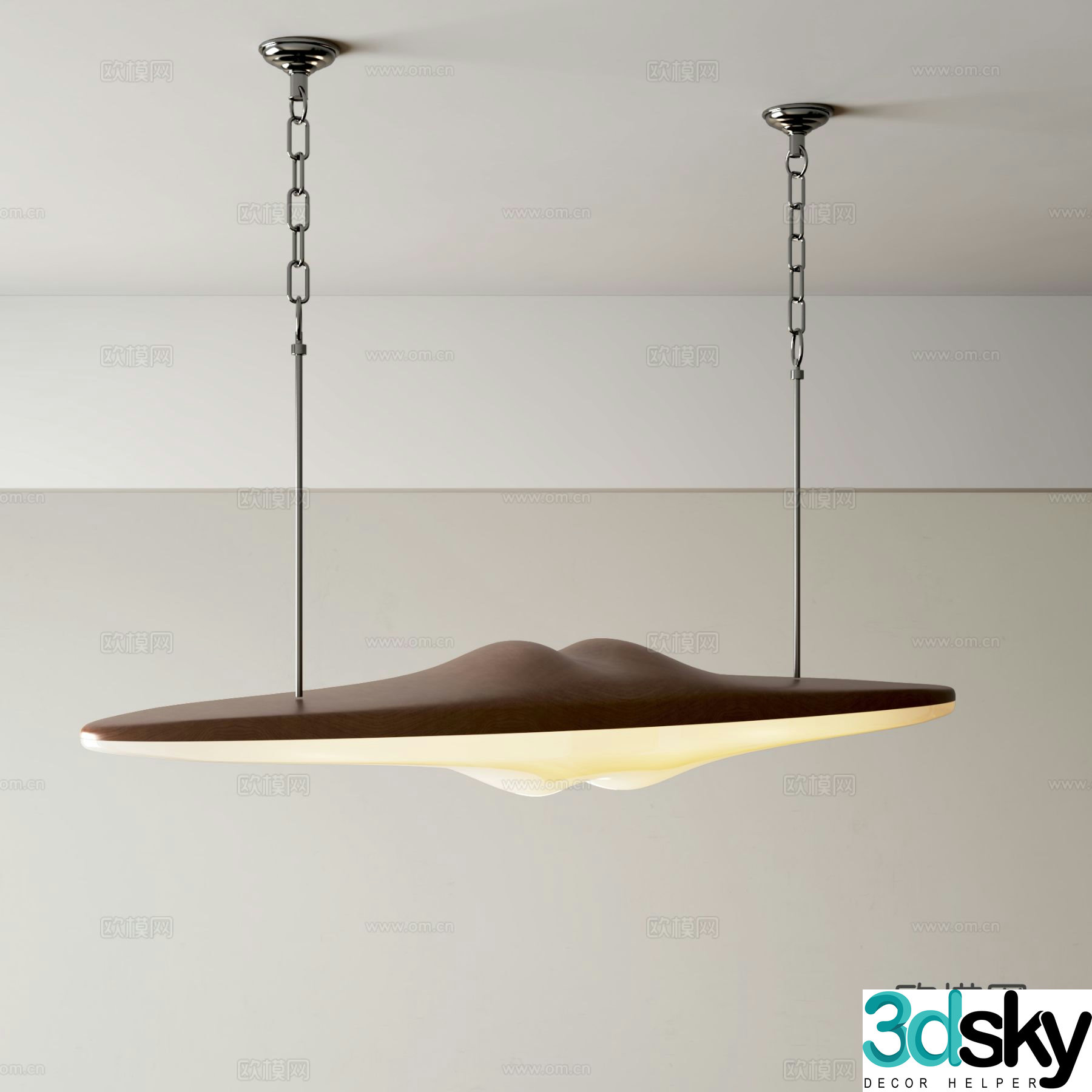 French chandelier dining room chandelier 3d model