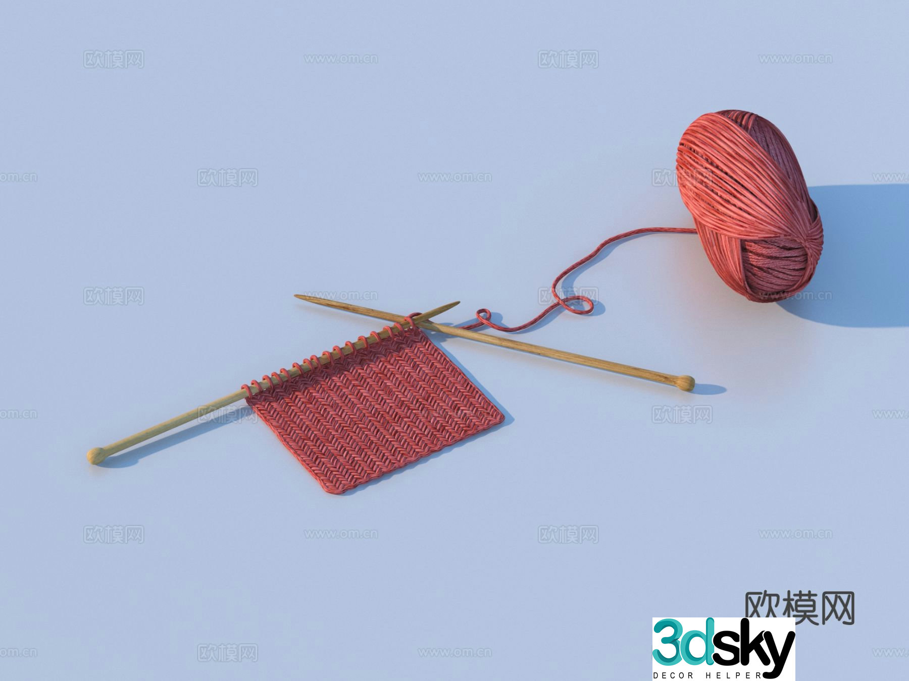 Wool fabric wool ball wool ball 3D model