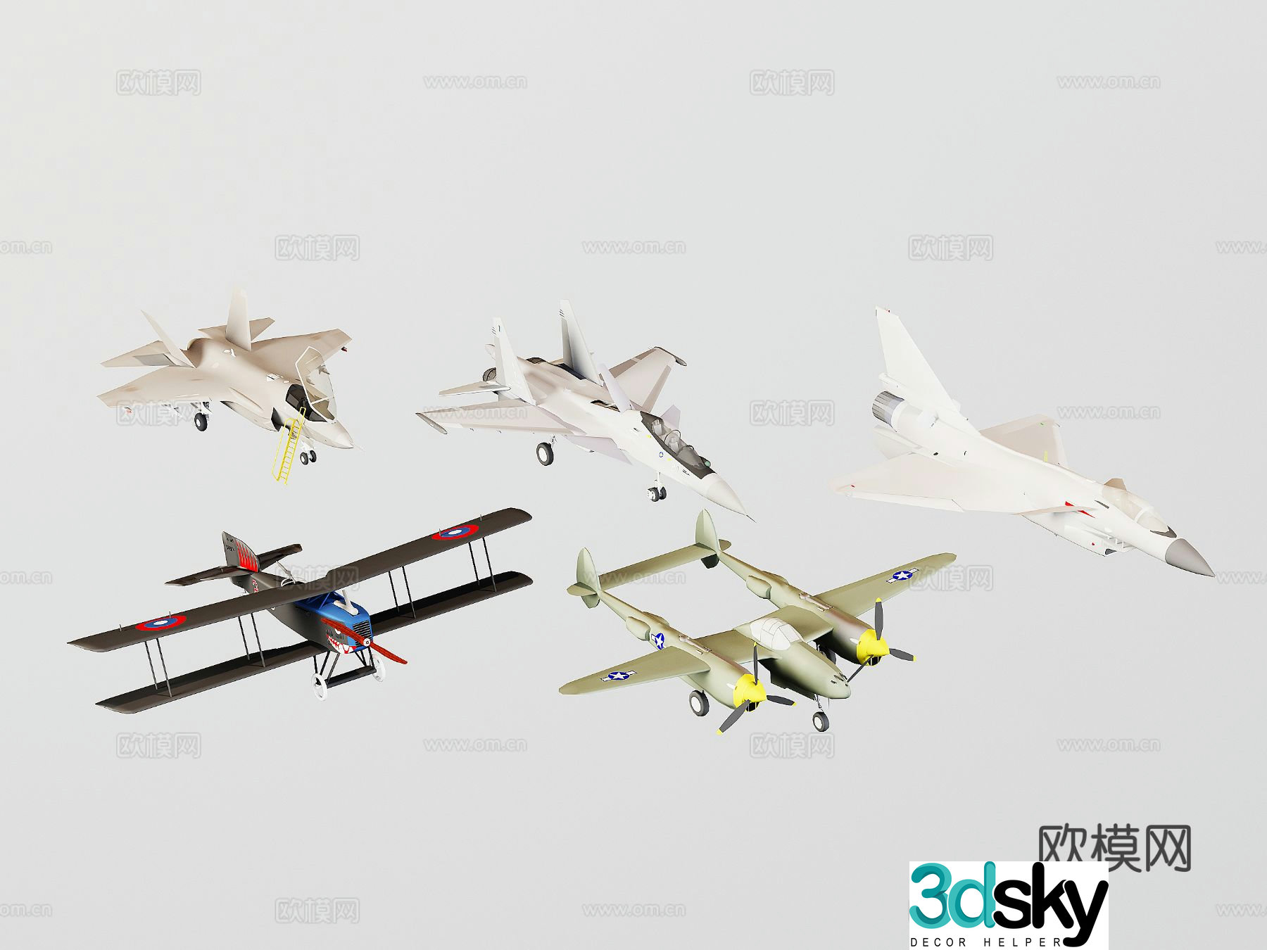 space shuttle fighter helicopter 3d model