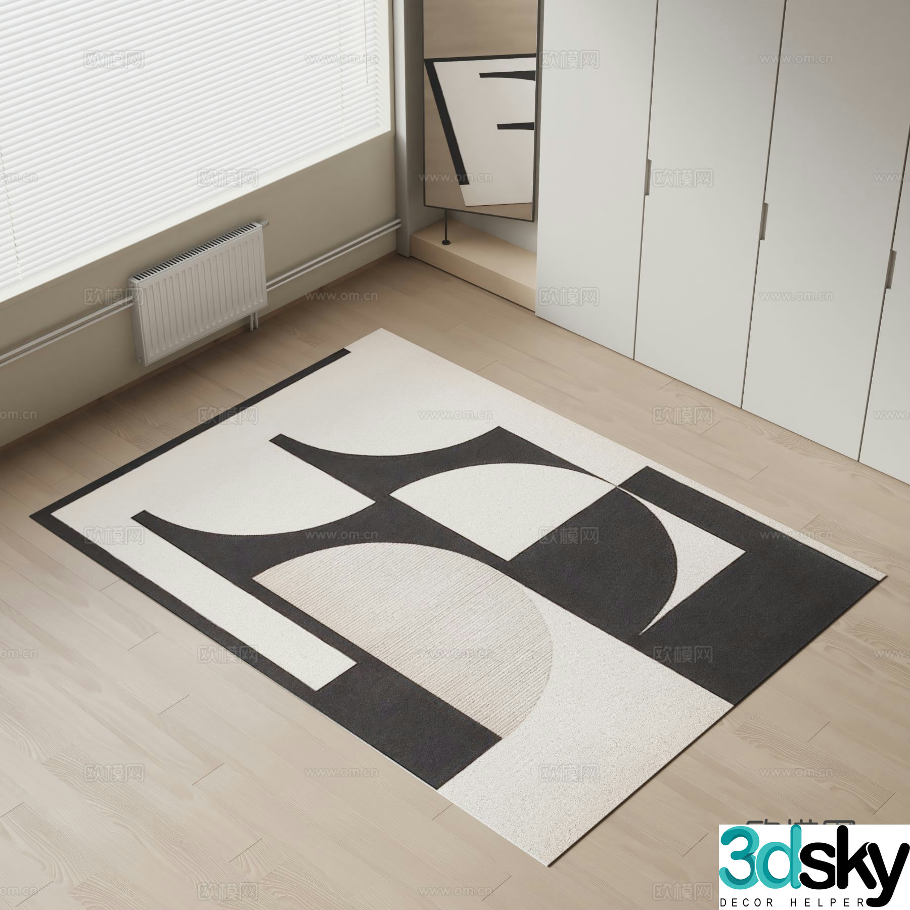 NORHOR carpet 3d model