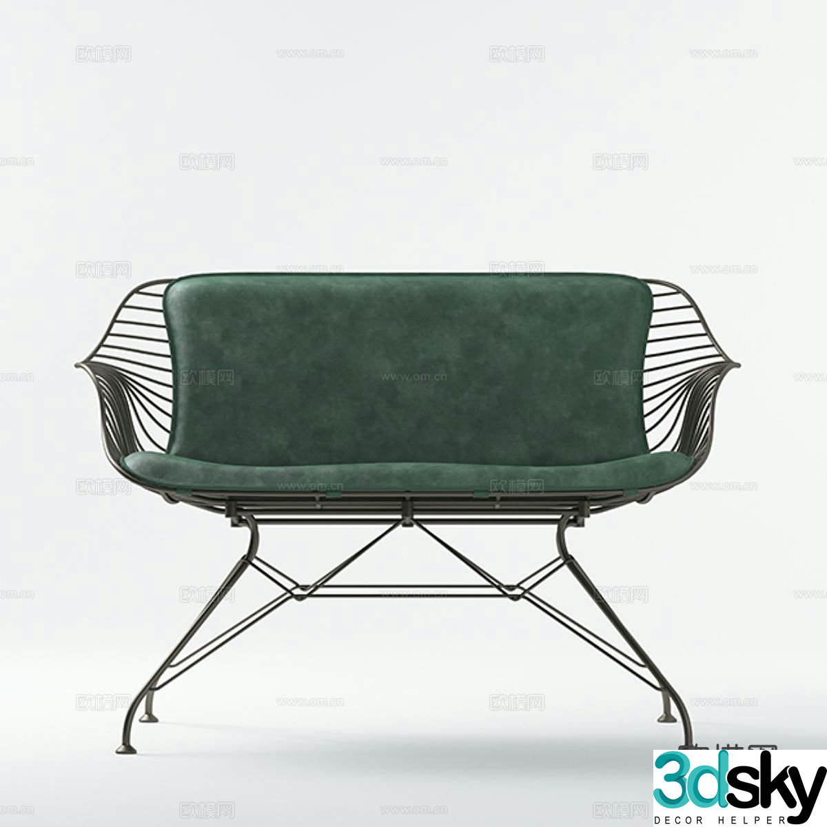 overgaard leisure sofa 3d model