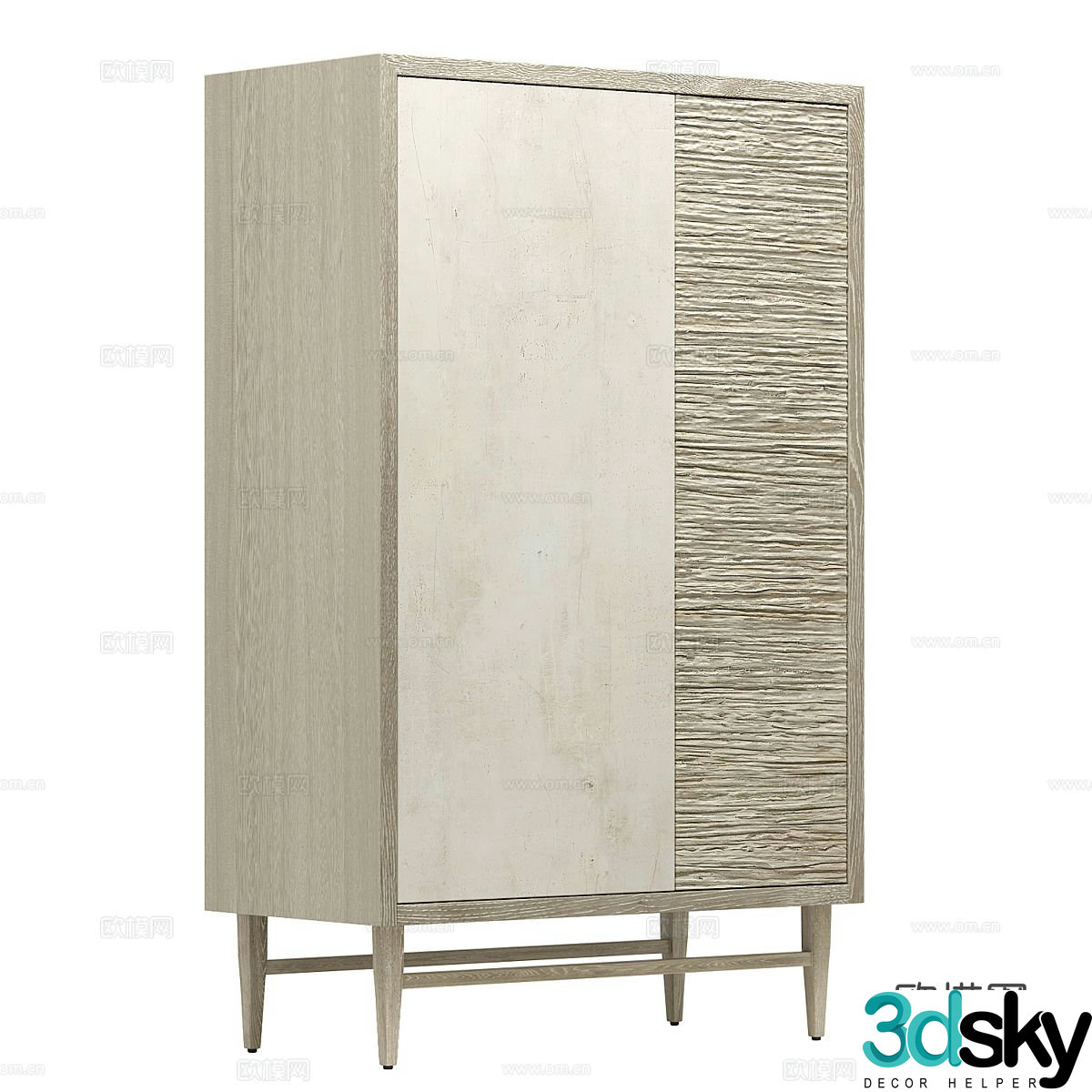 Nordic wardrobe 3d model