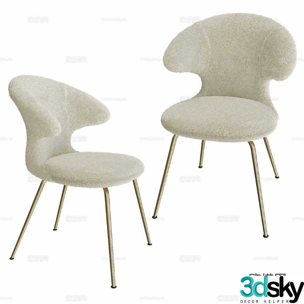 chair single chair leisure chair 3d model