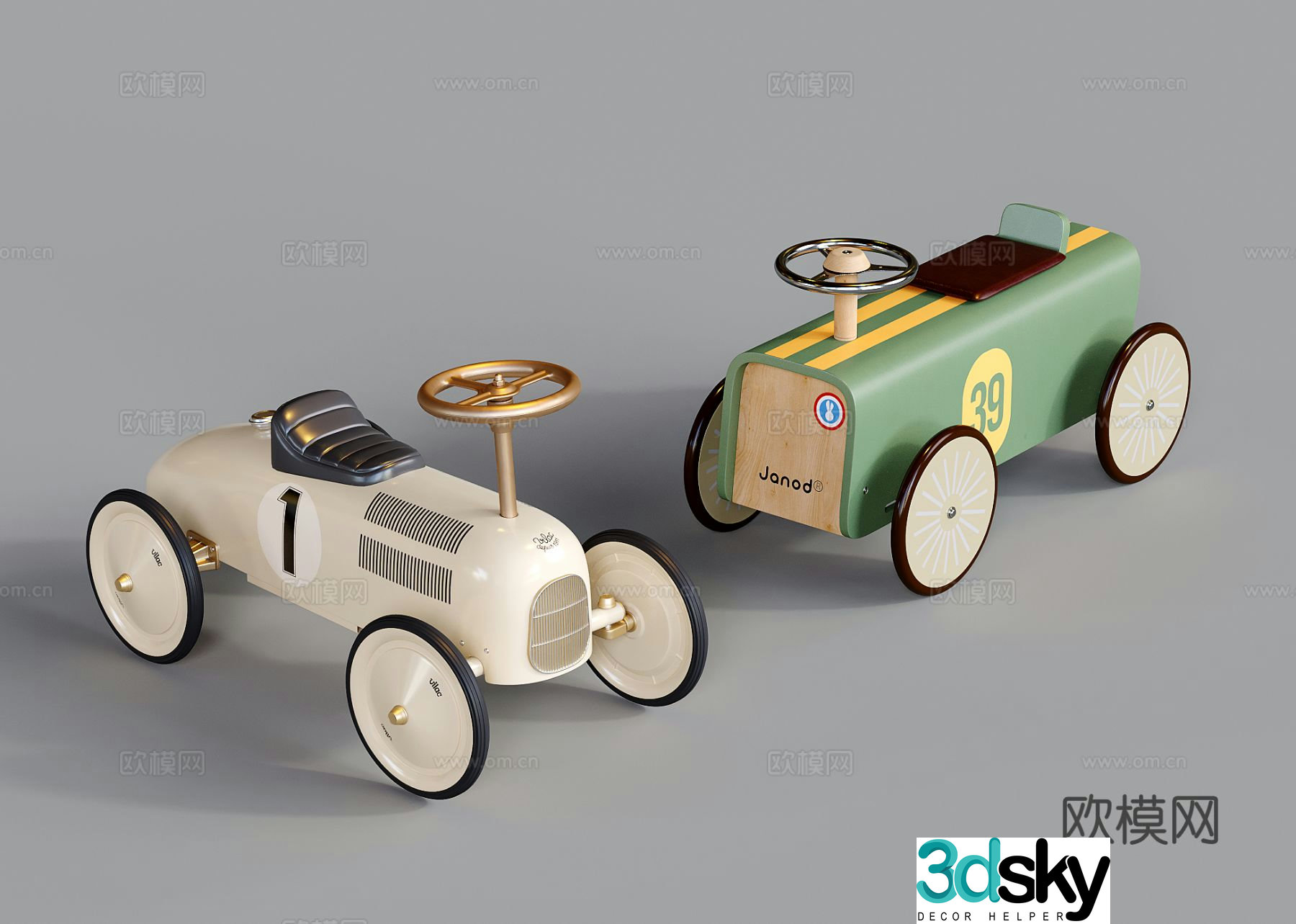 Children’s toy car twist car slide car 3d model