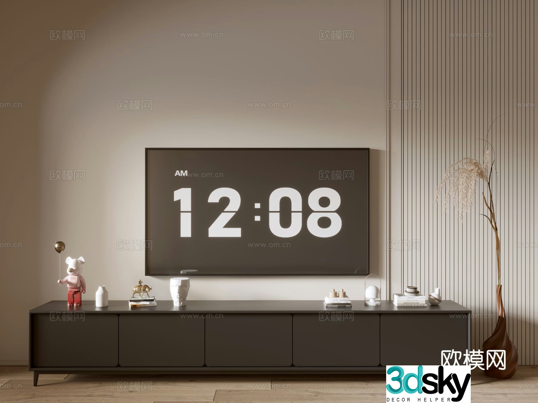 Modern TV cabinet 3d model