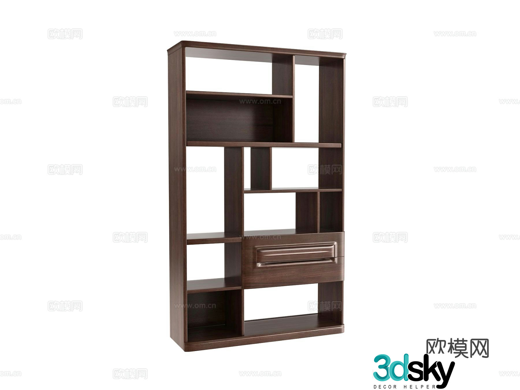 New Chinese style Bogu rack 3D model