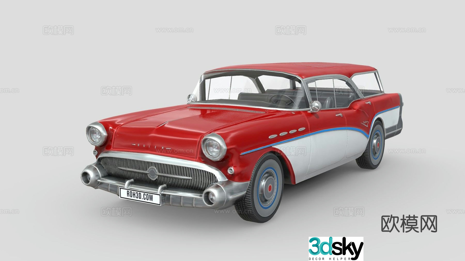 Buick Century Caballero car 3d model