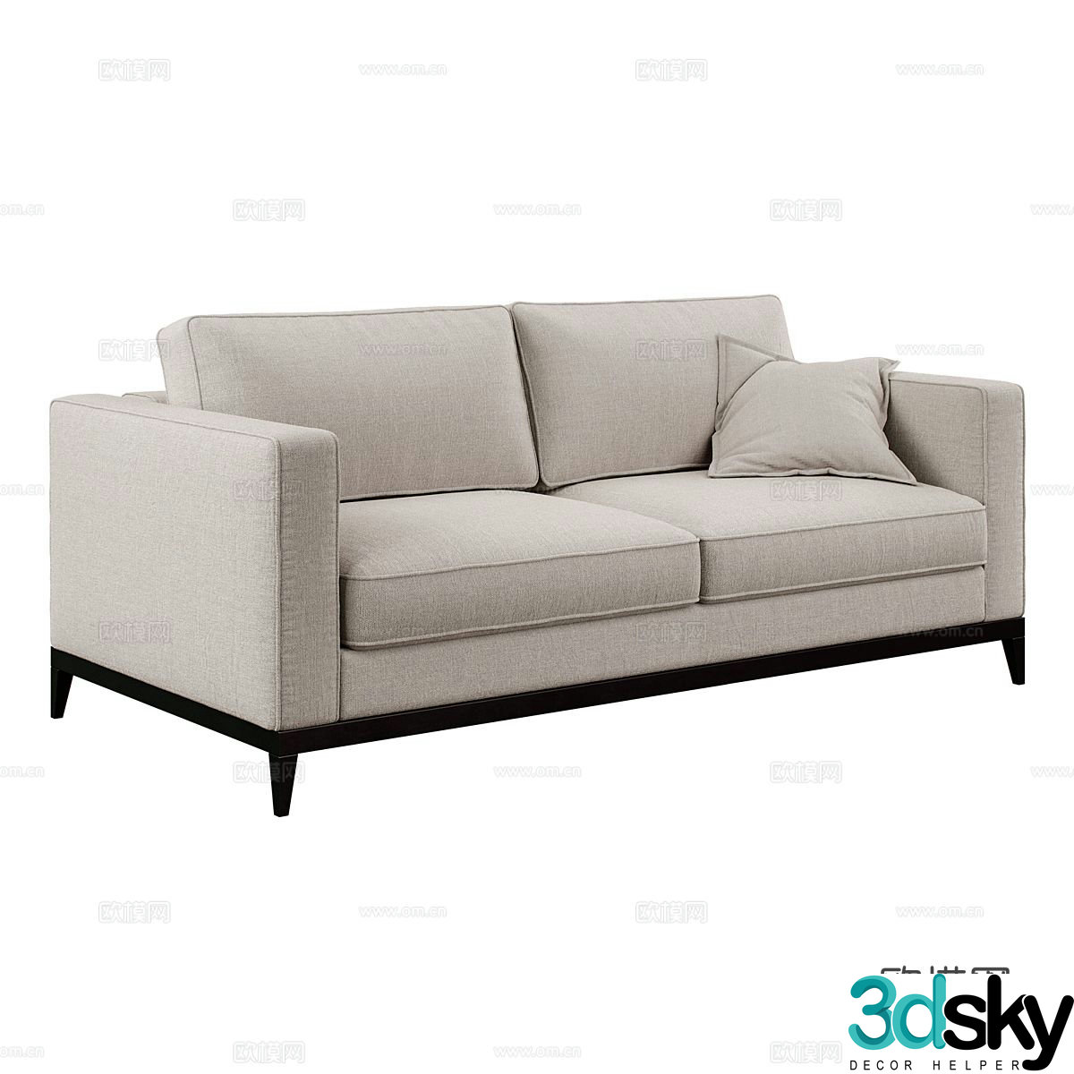 Modern love sofa 3d model