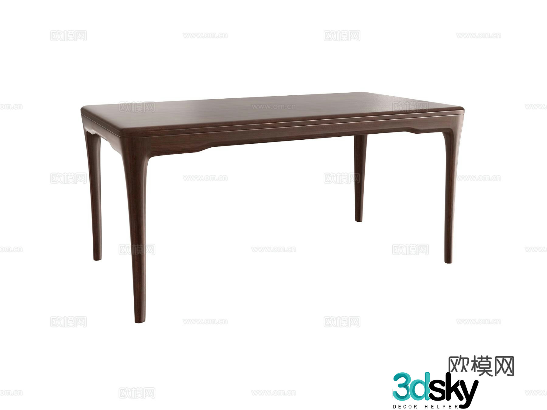 New Chinese dining table 3d model