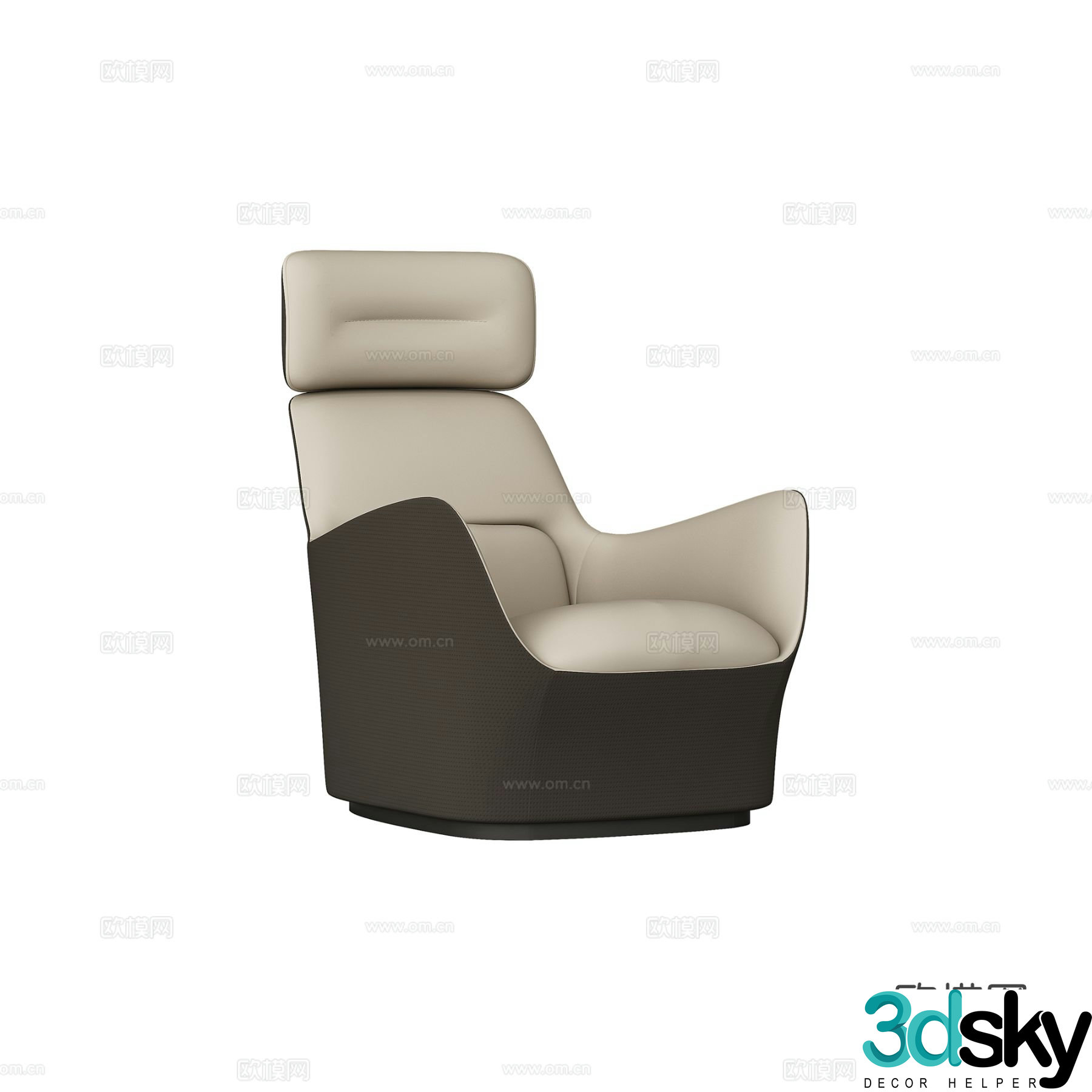 Modern lounge chair 3d model