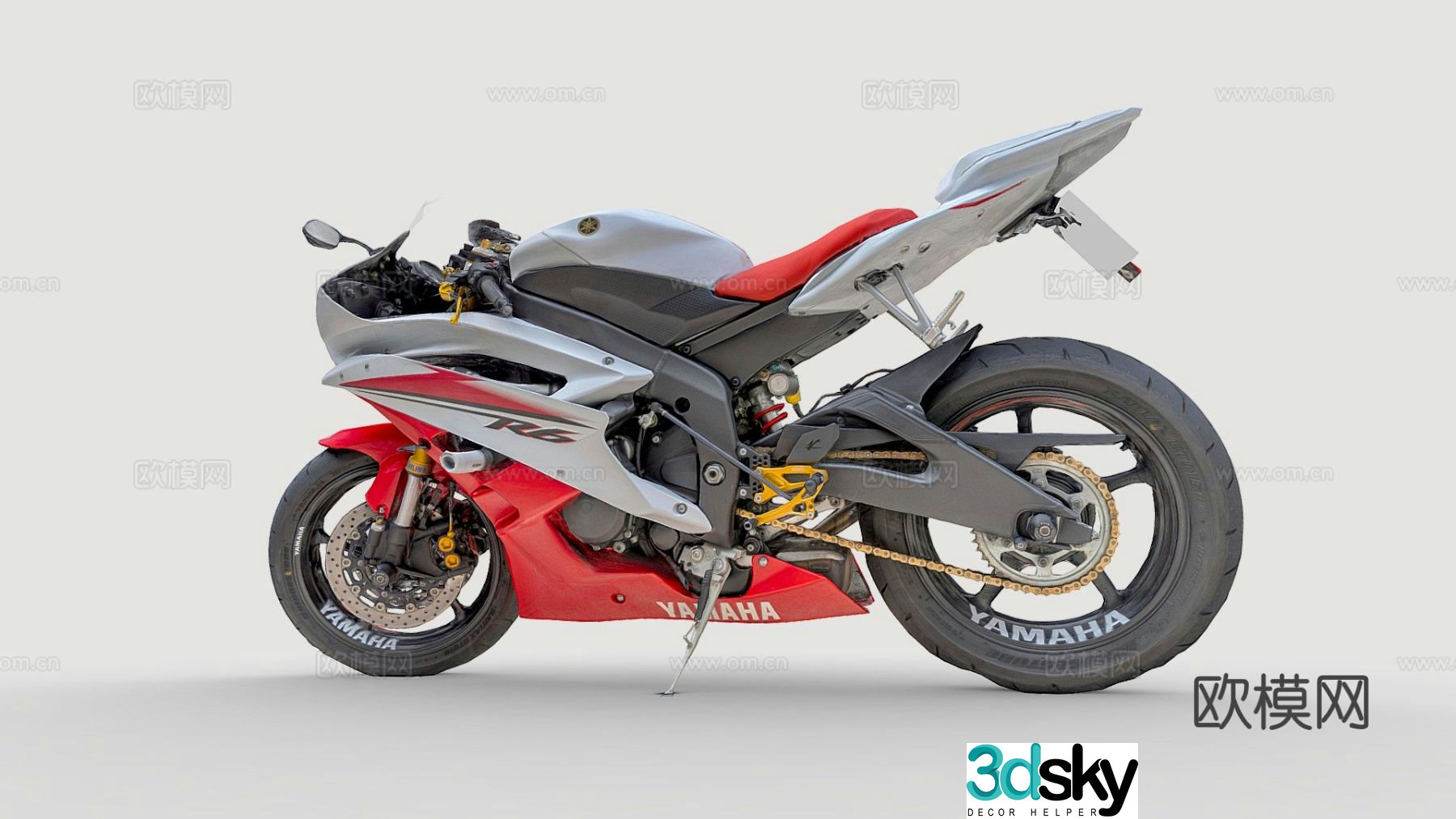 Yamaha-motorcycle motorcycle 3d model
