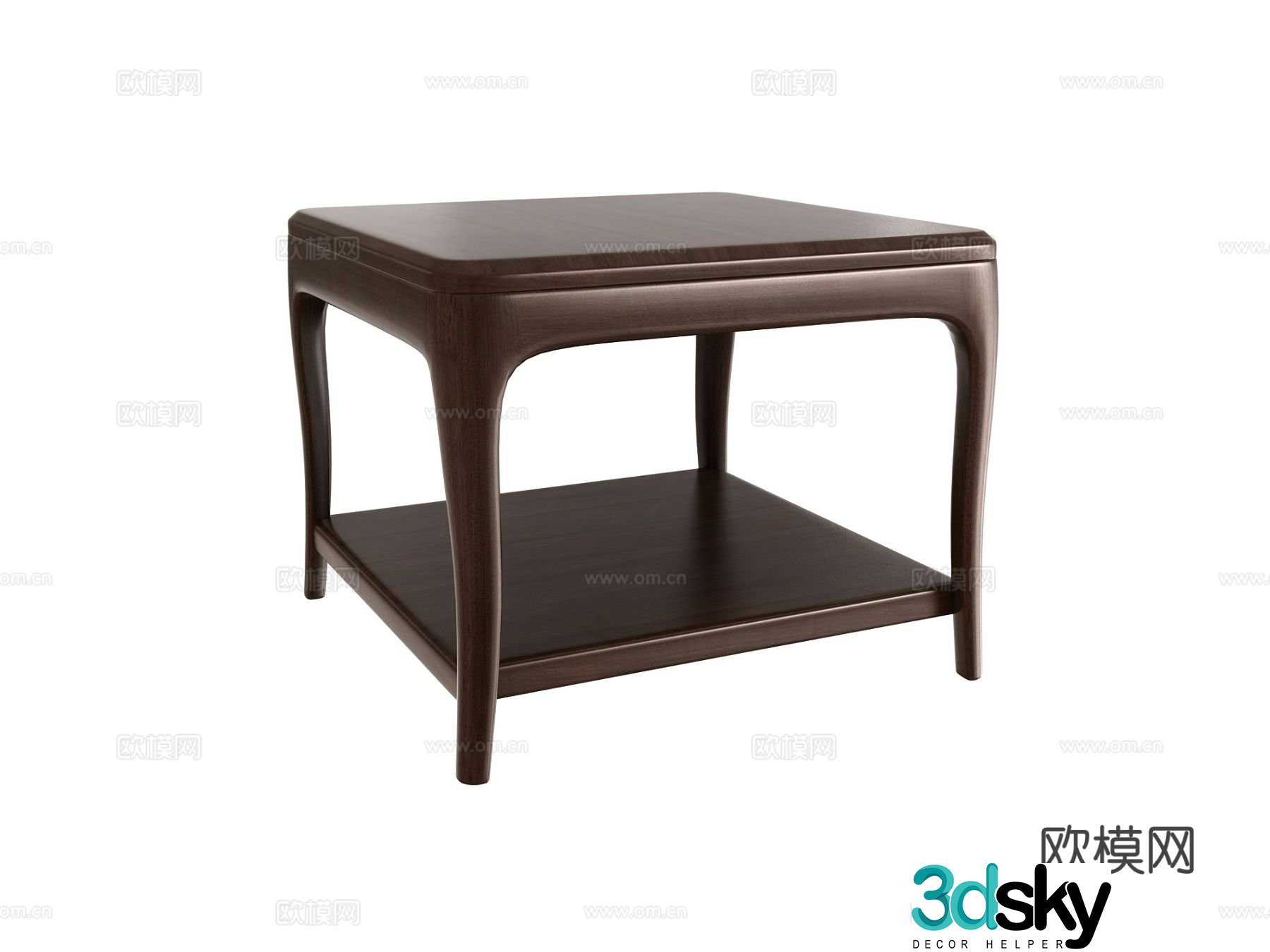 New Chinese style corner table and side table 3D model