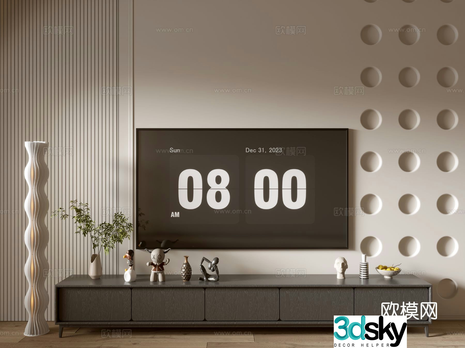 Modern TV cabinet 3d model
