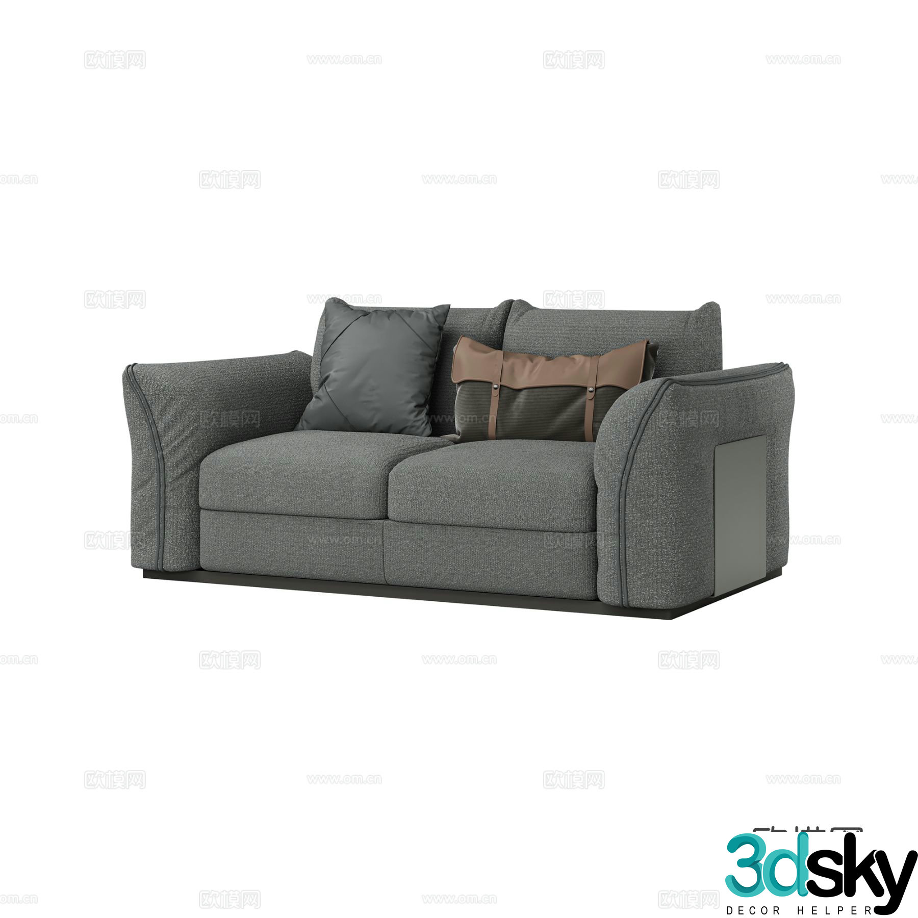 Modern love sofa 3d model