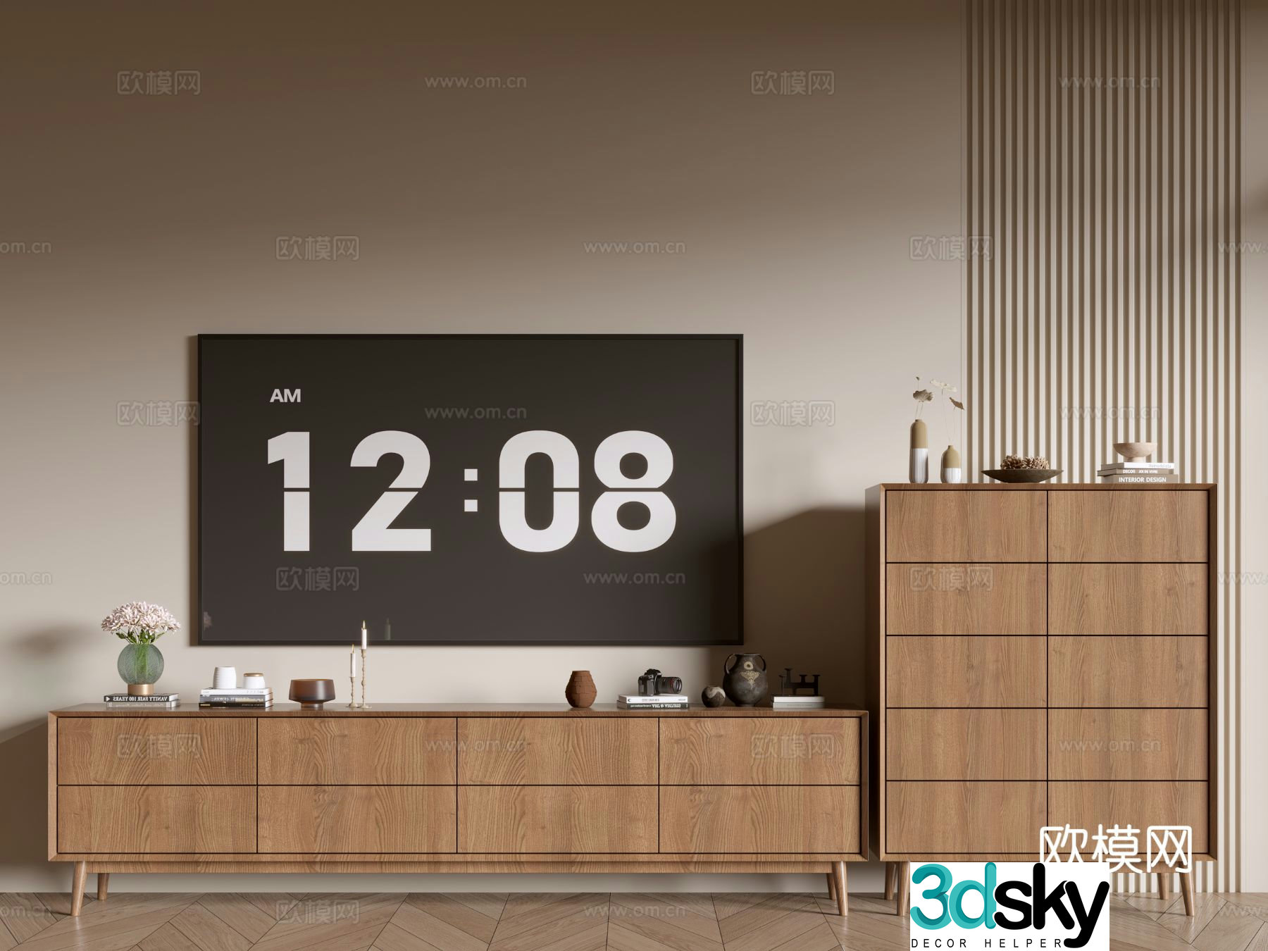 Modern TV cabinet 3d model