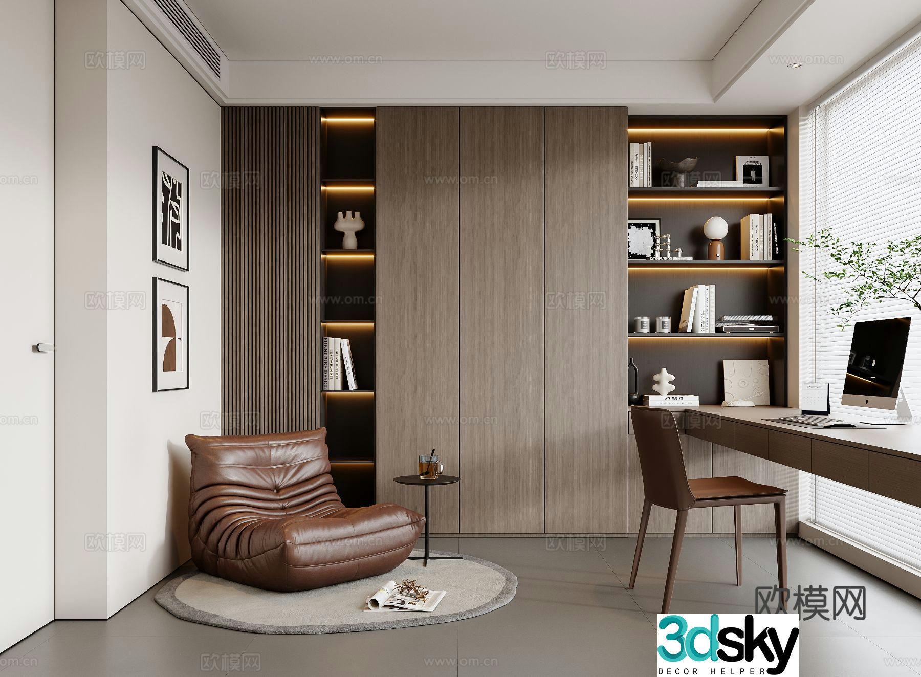 Italian study 3D model