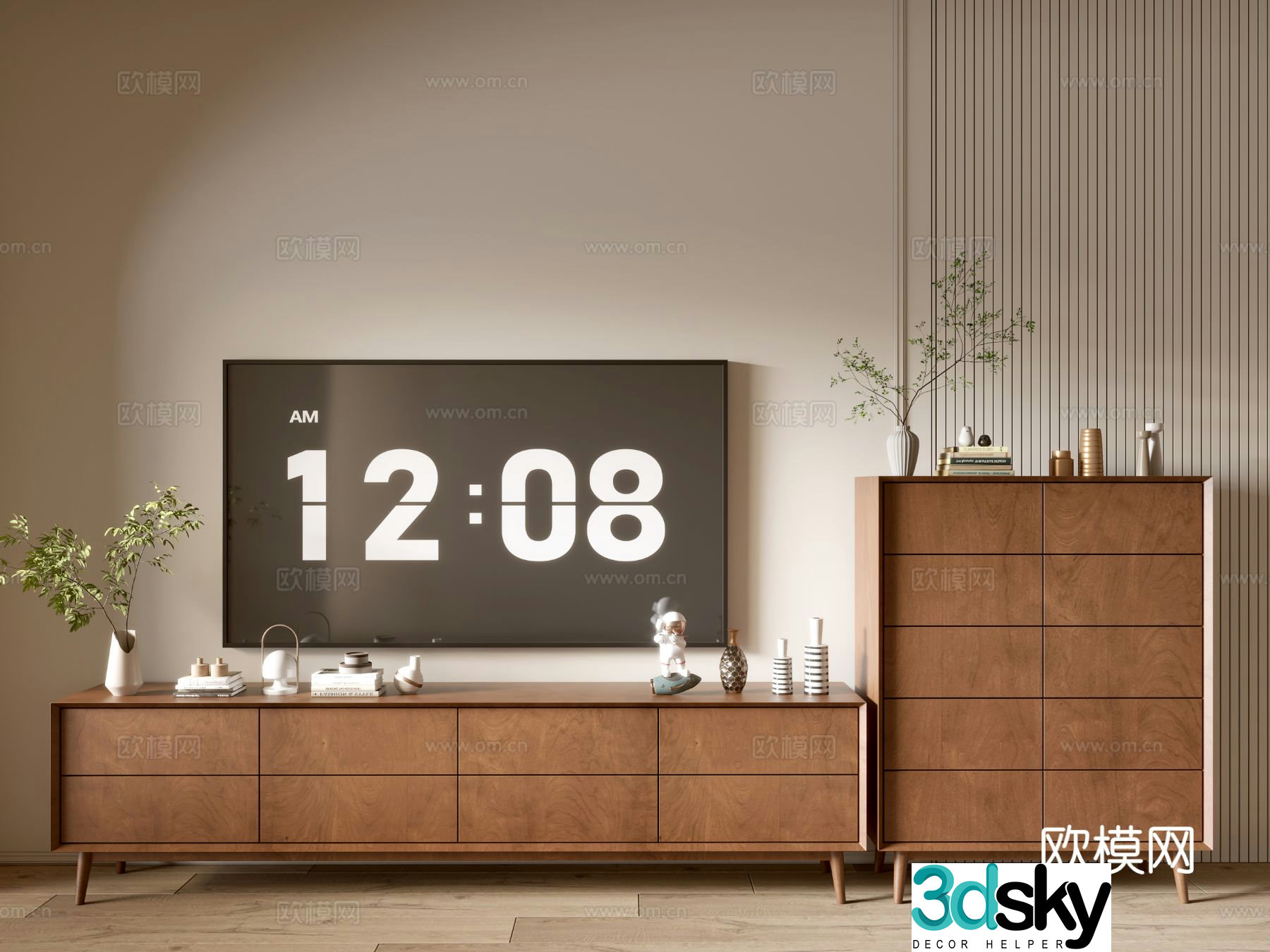 Modern TV cabinet 3d model