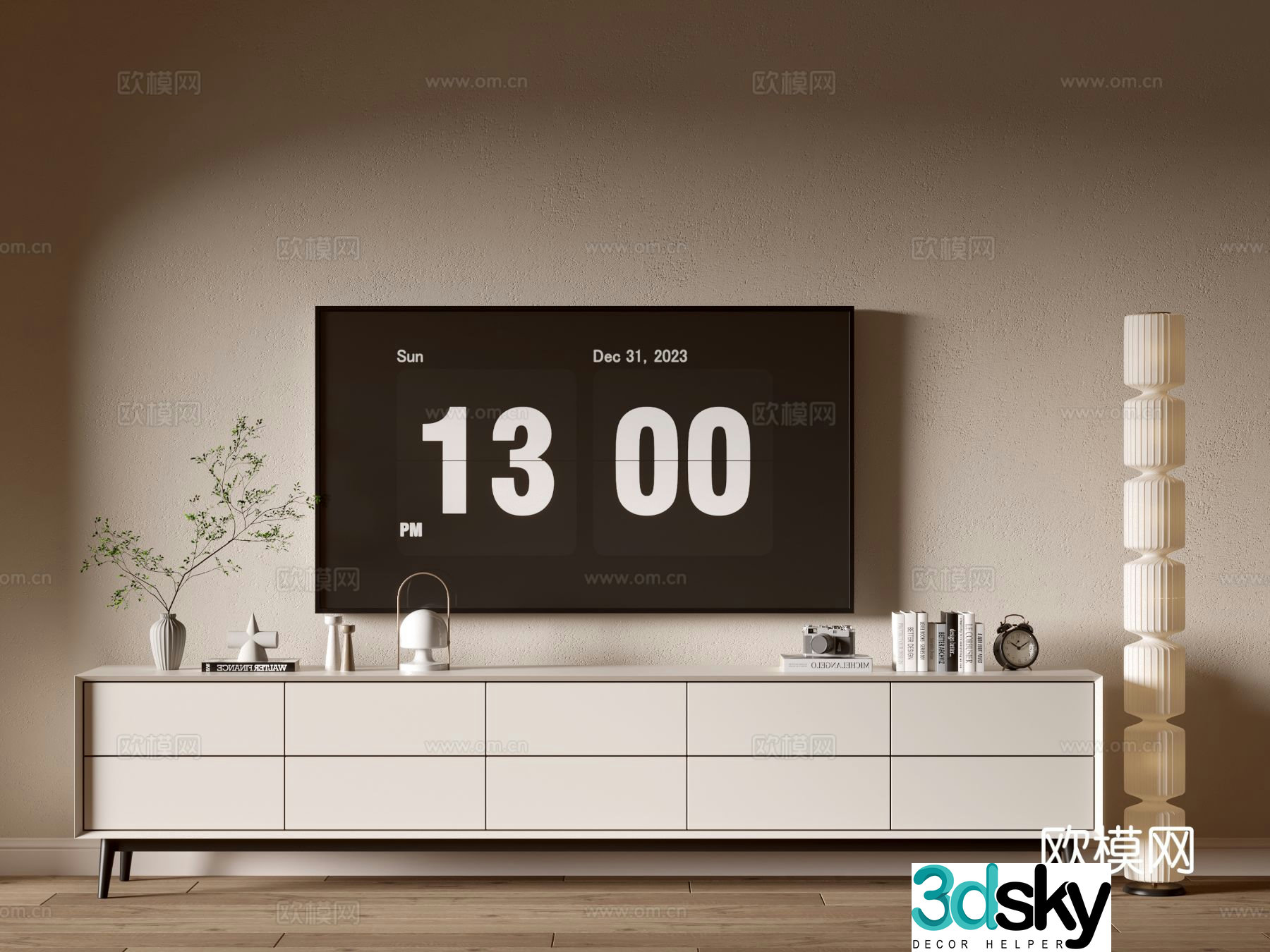 Modern TV cabinet 3d model