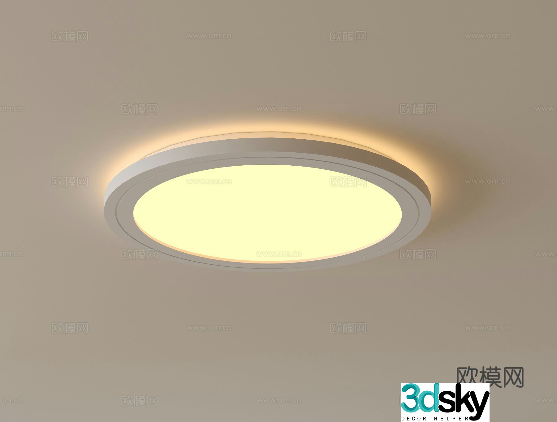 Modern ceiling lamp 3d model