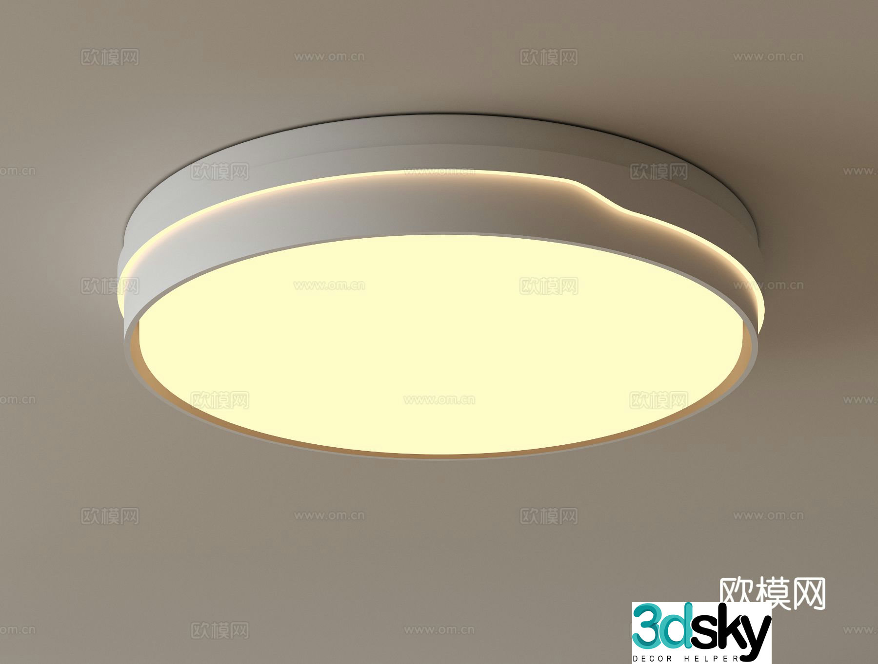 Modern ceiling lamp 3d model