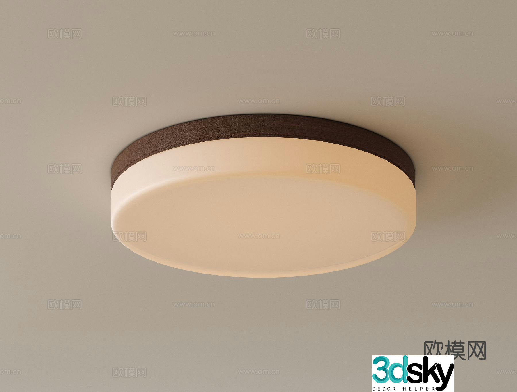 Modern ceiling lamp 3d model