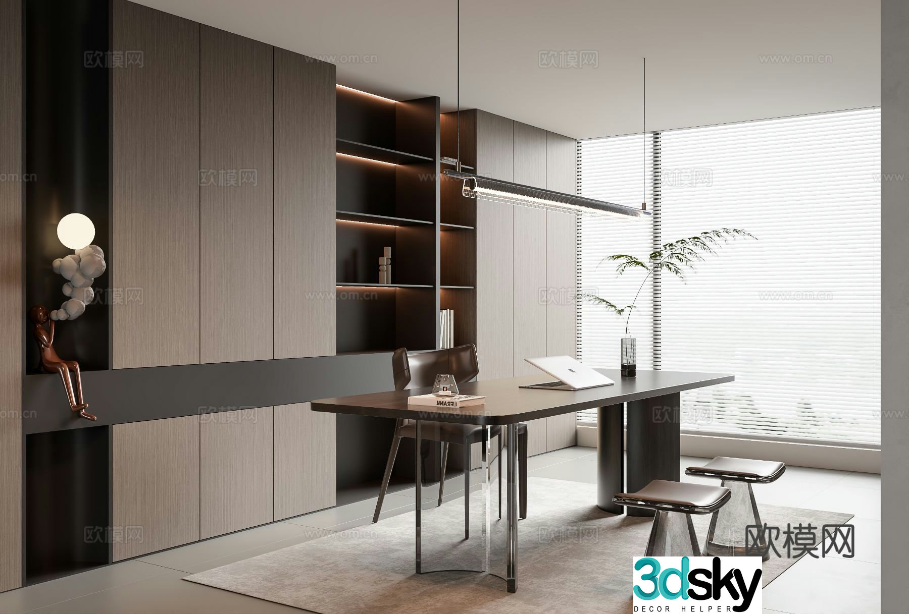 Italian study 3D model