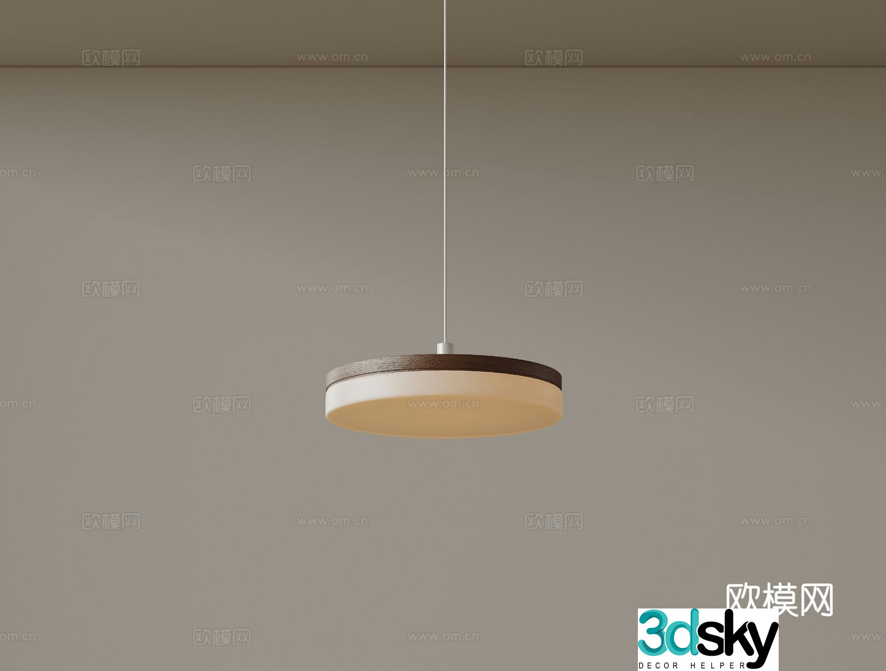 Modern minimalist small chandelier bedside chandelier 3d model