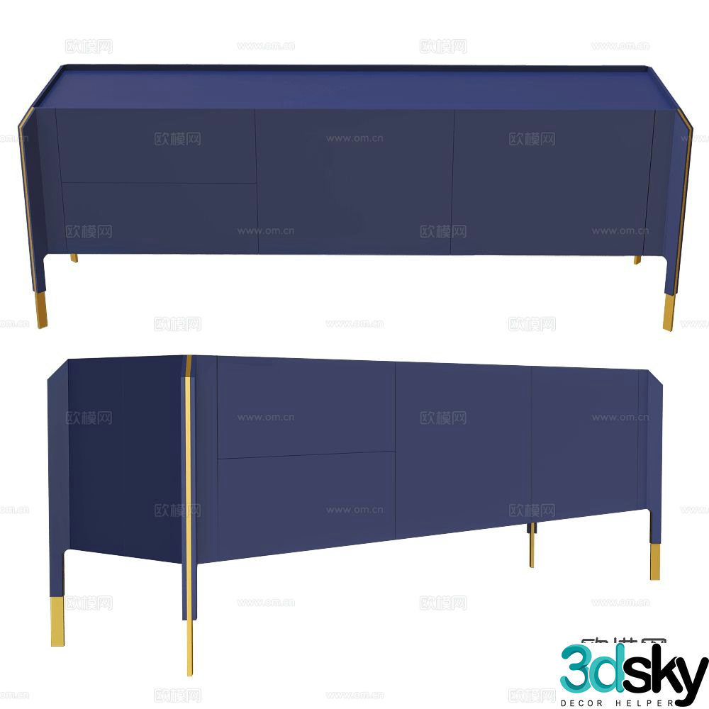 Anesis TV cabinet 3d model