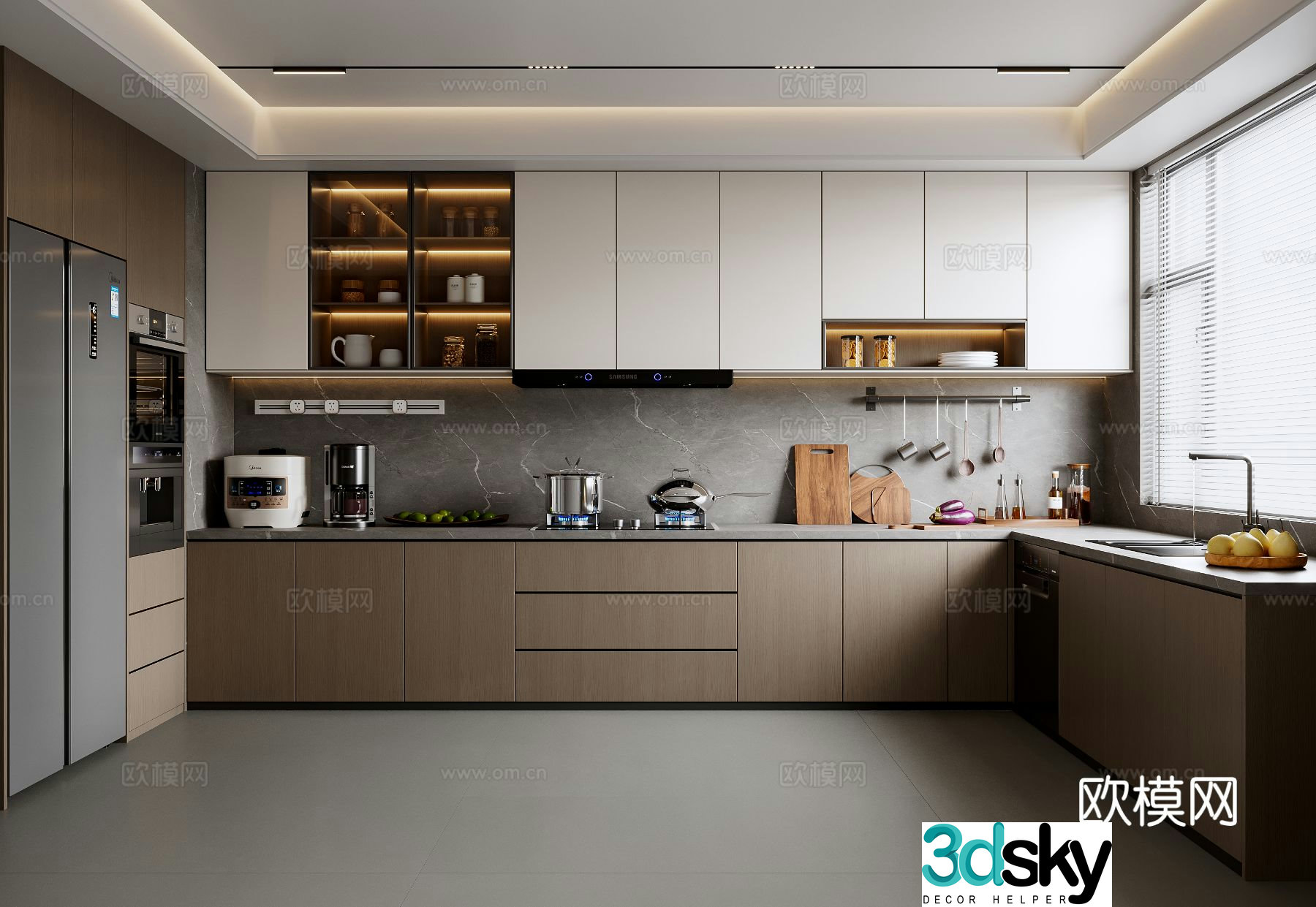 Italian kitchen 3d model