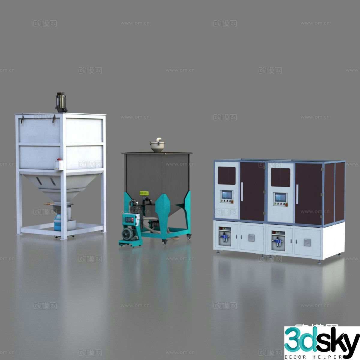 Feeding equipment Feeding machine Feeding machine Feeding machine Industrial equipment Injection molding and feeding 3D model