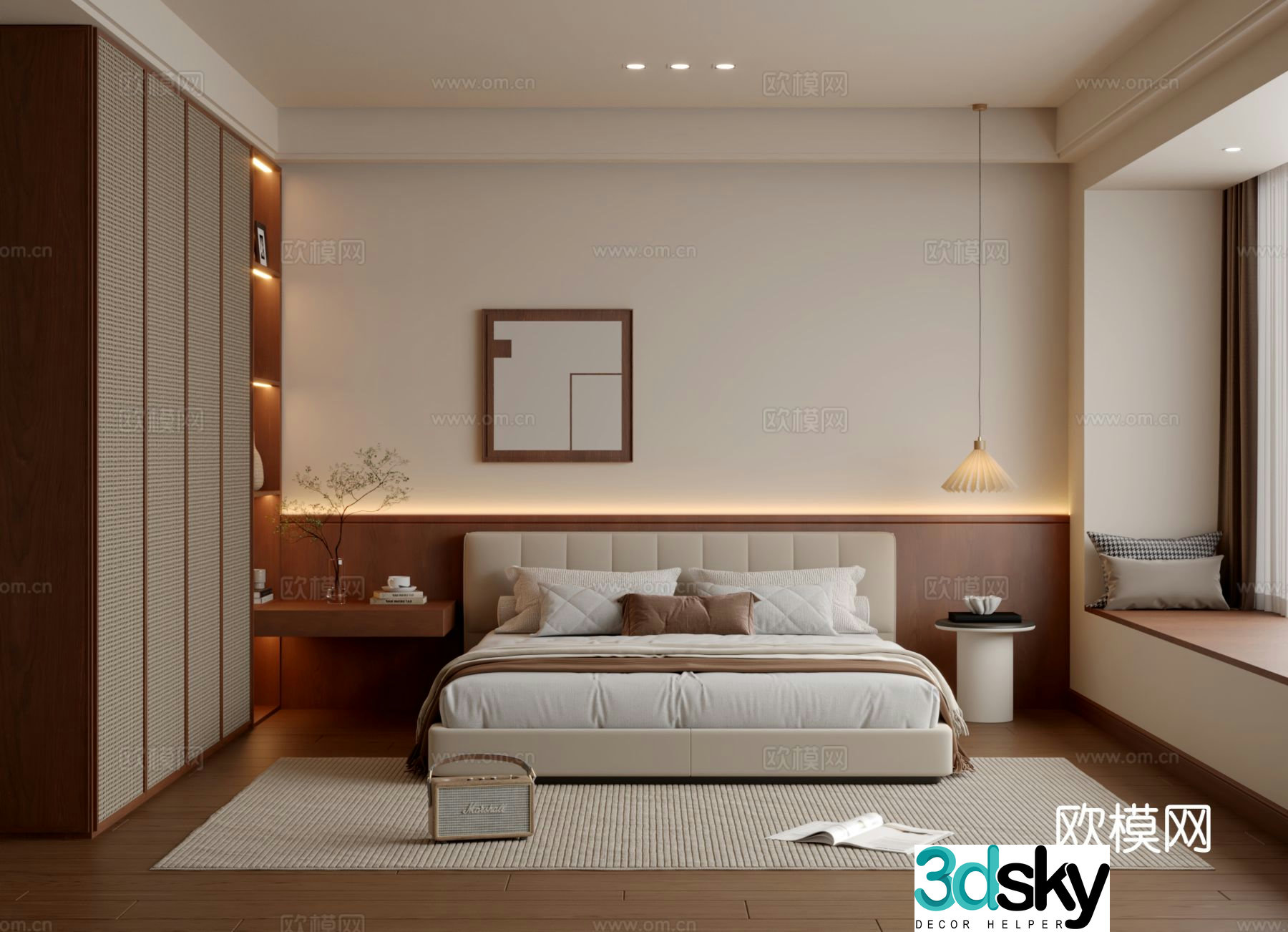 Wasabi Bedroom Master bedroom 3D model