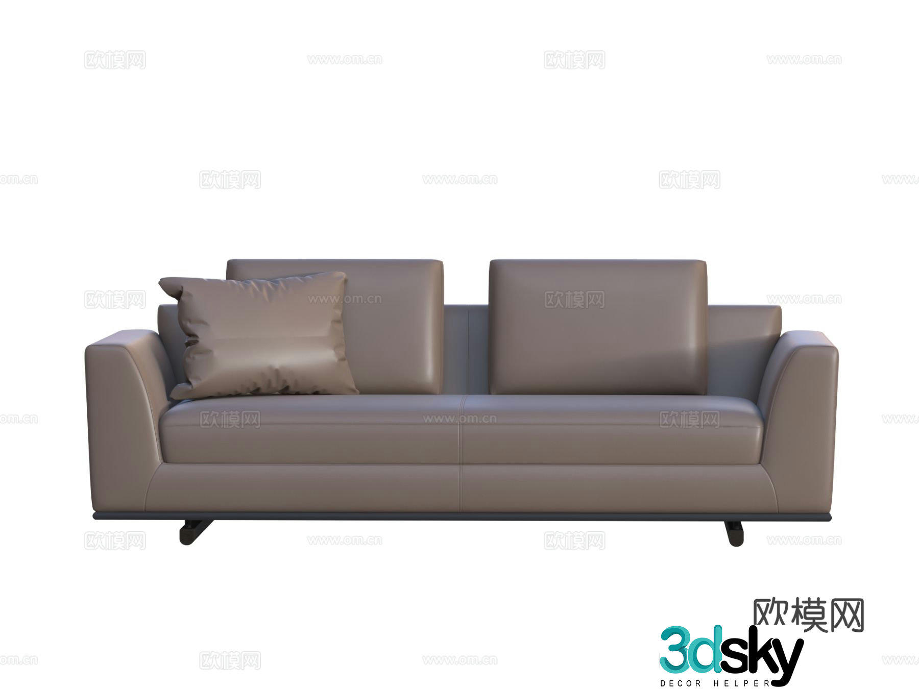 Su TG three-bit sofa 3D model