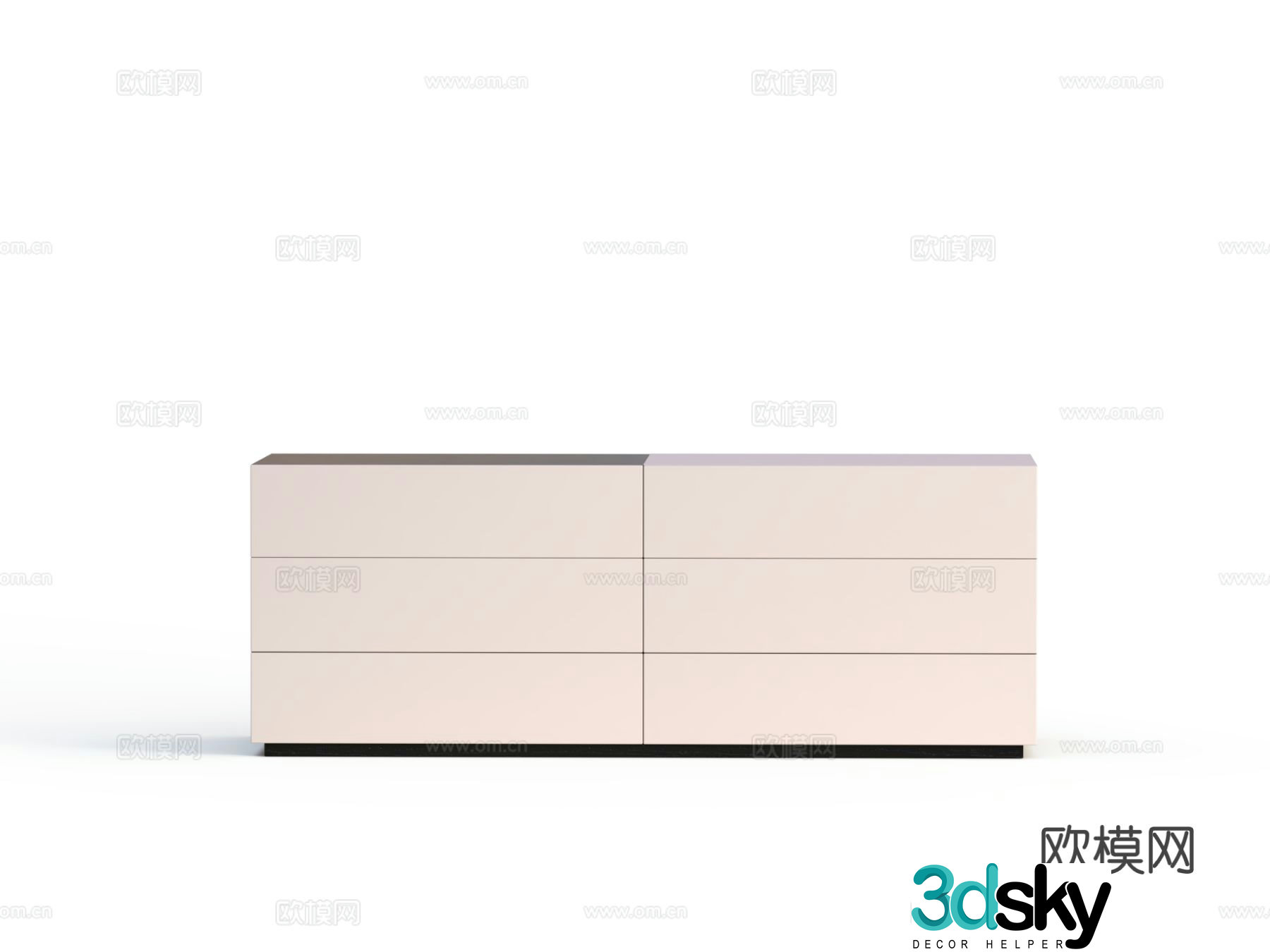Suting YS locker chest of drawers 3d model