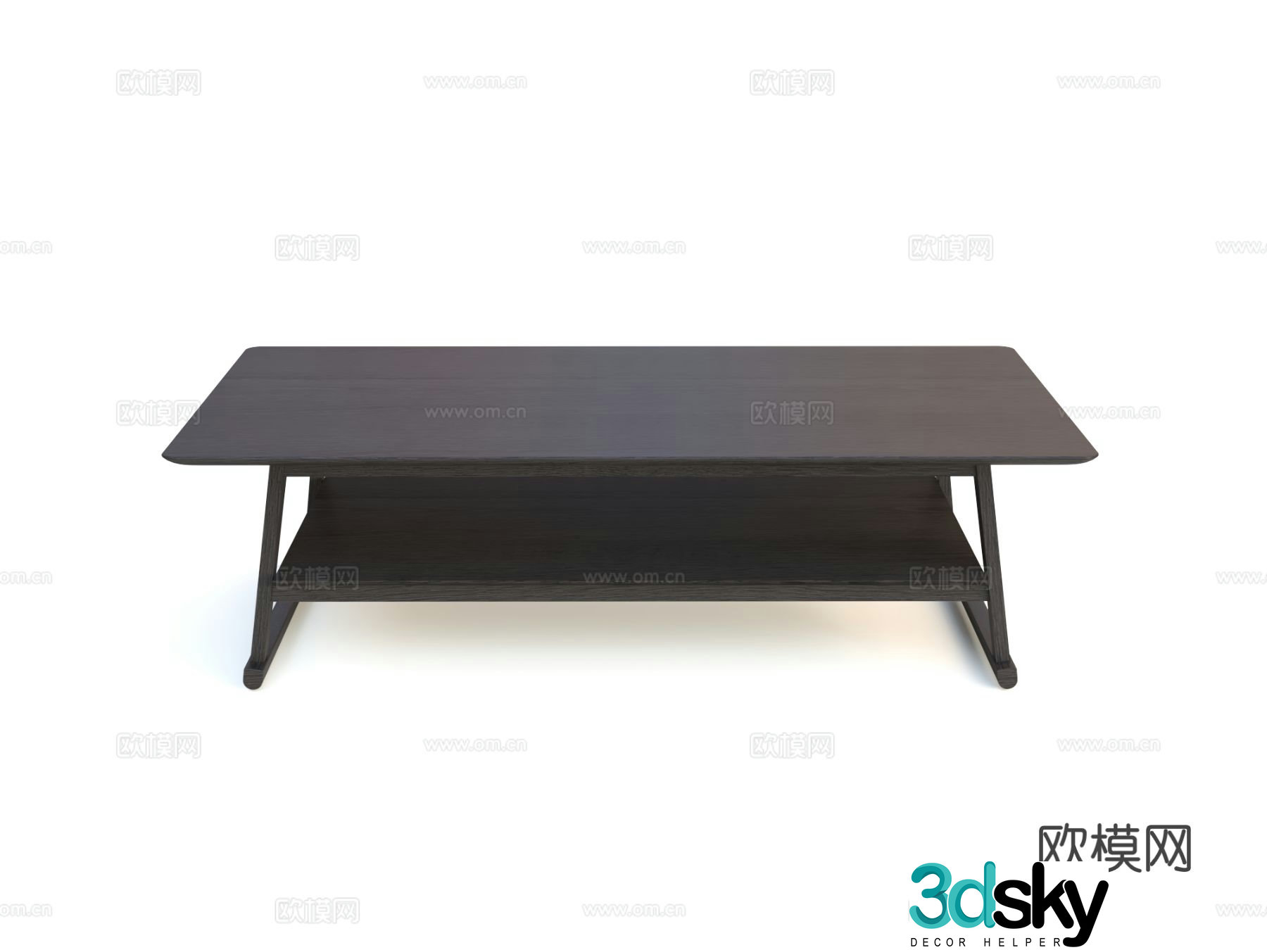 Suting TG rectangular table 3e model