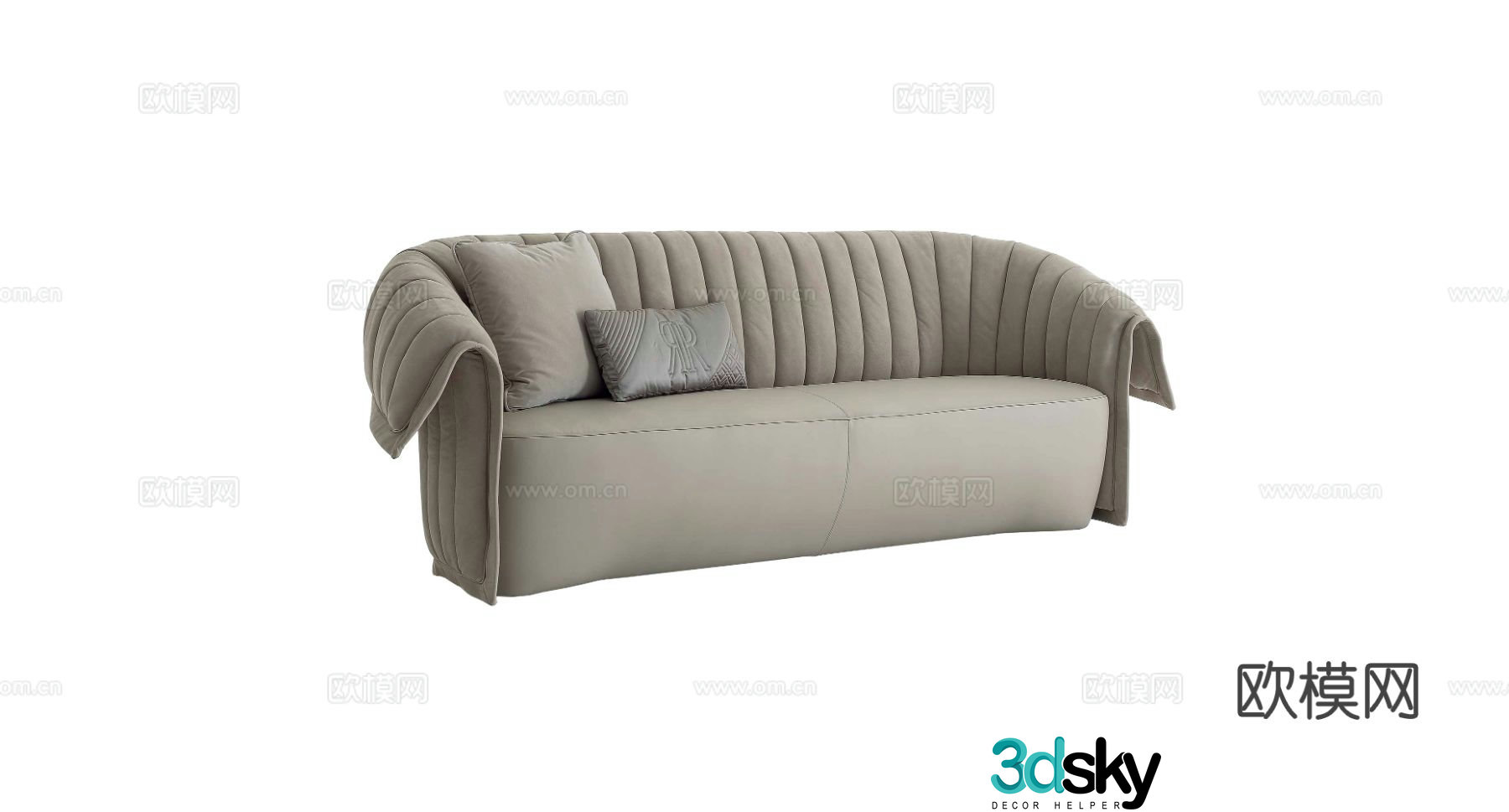 Rugiano MANTA Multiplayer Sofa 3D Model