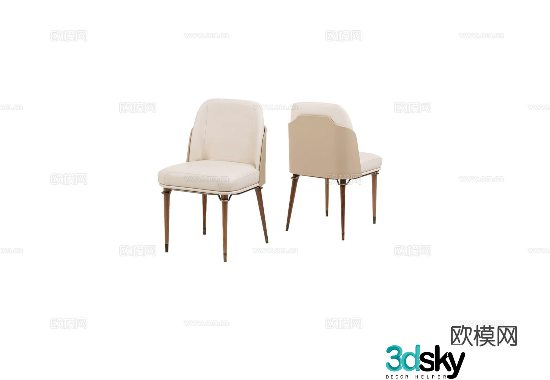 TURRI Dining Chair 3D Model