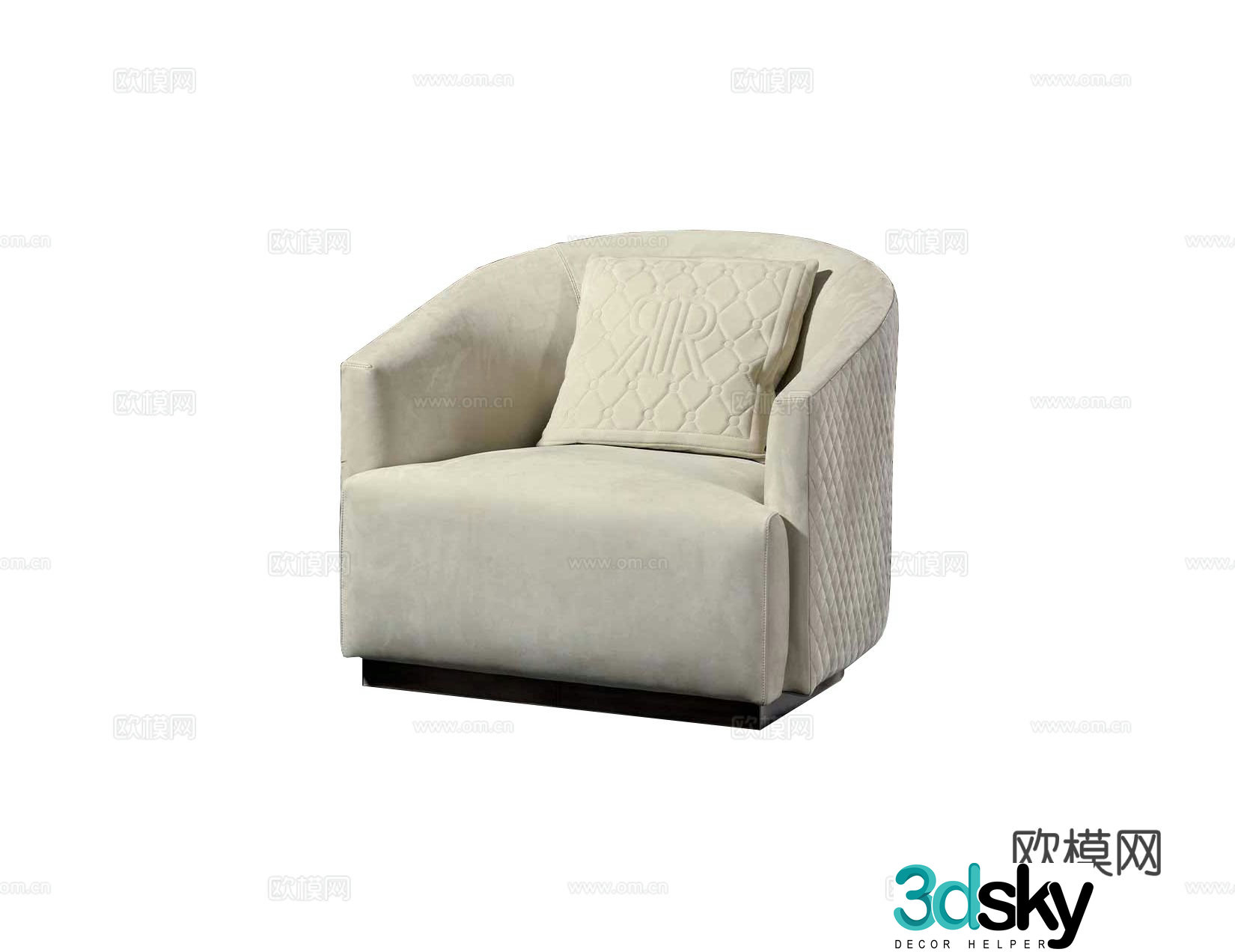Rugiano OPERA single sofa 3d model