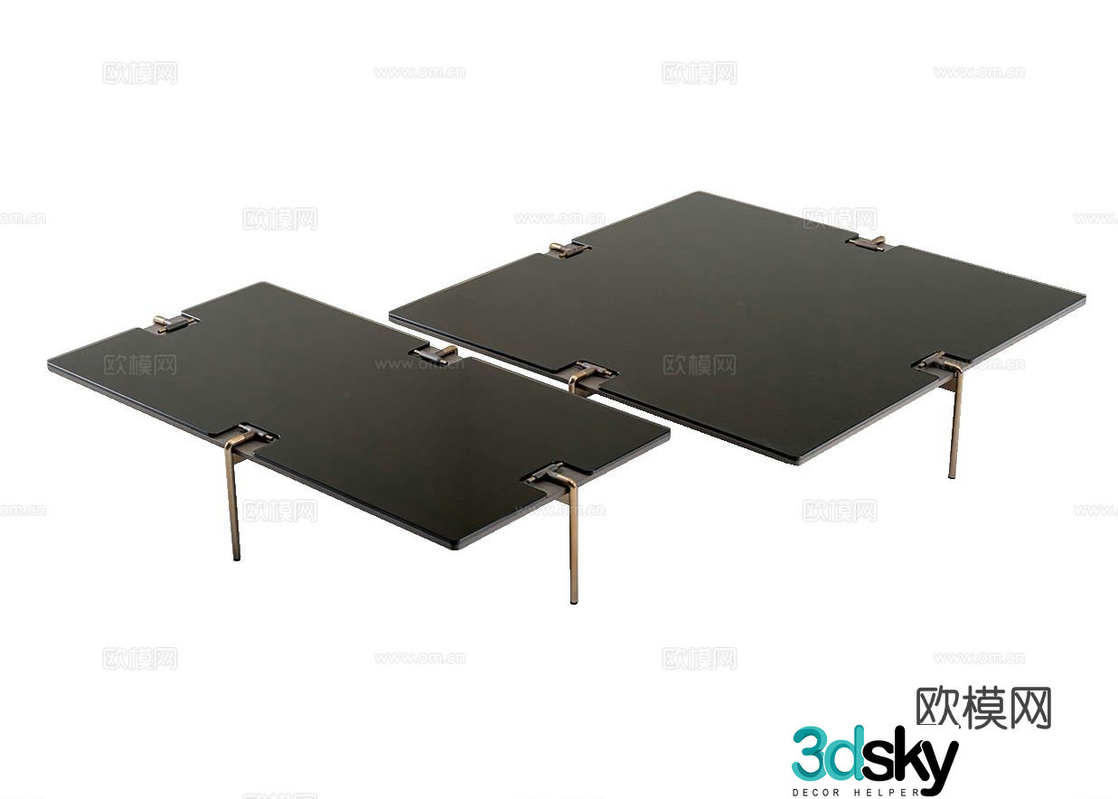 TURRI BLUES Coffee Table 3D Model