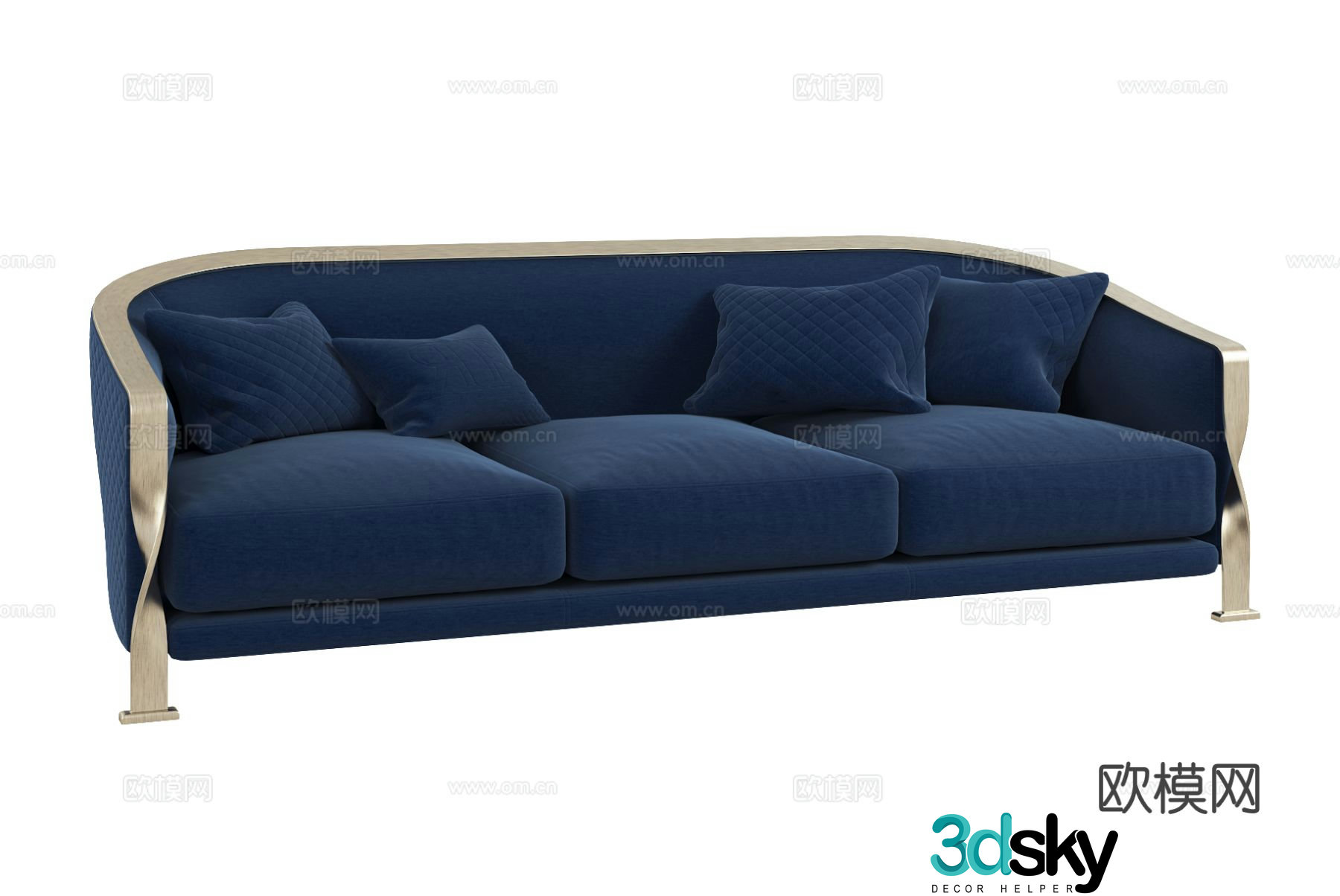 Rugiano Paris multiplayer sofa 3d model