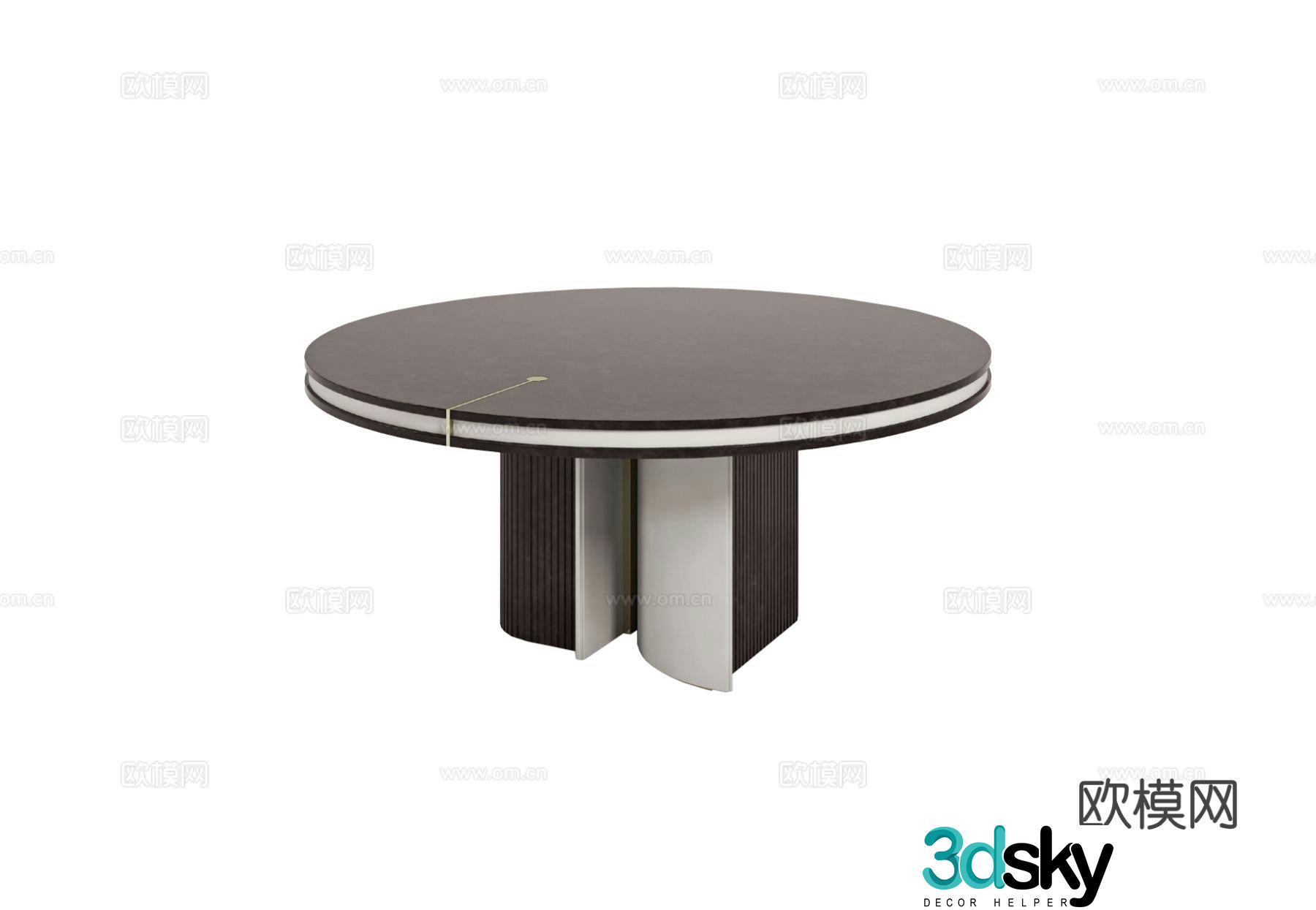 TURRI ECLIPSE Dining Table 3D Model