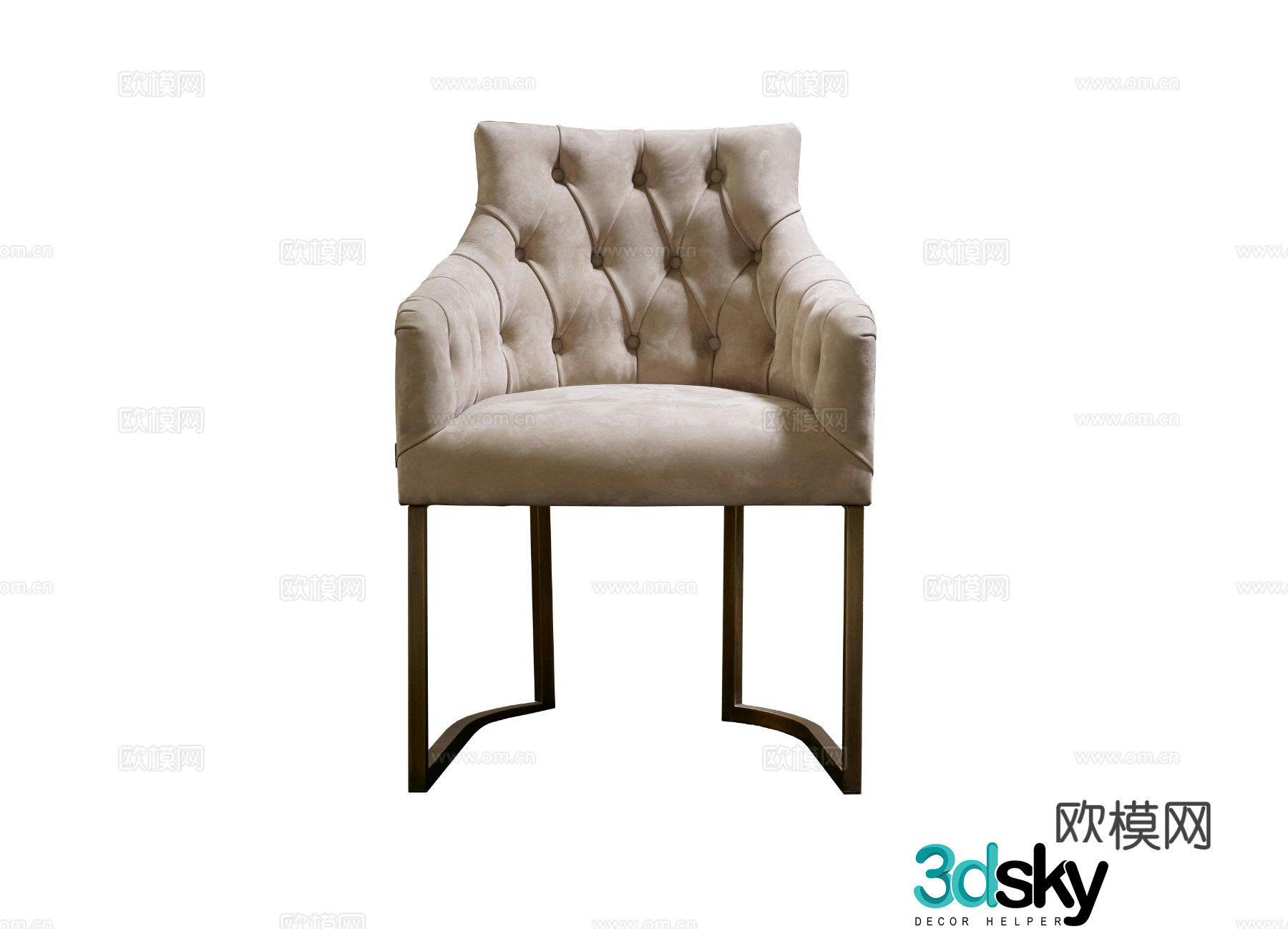 Rugiano Taka Dining Chair 3d Model