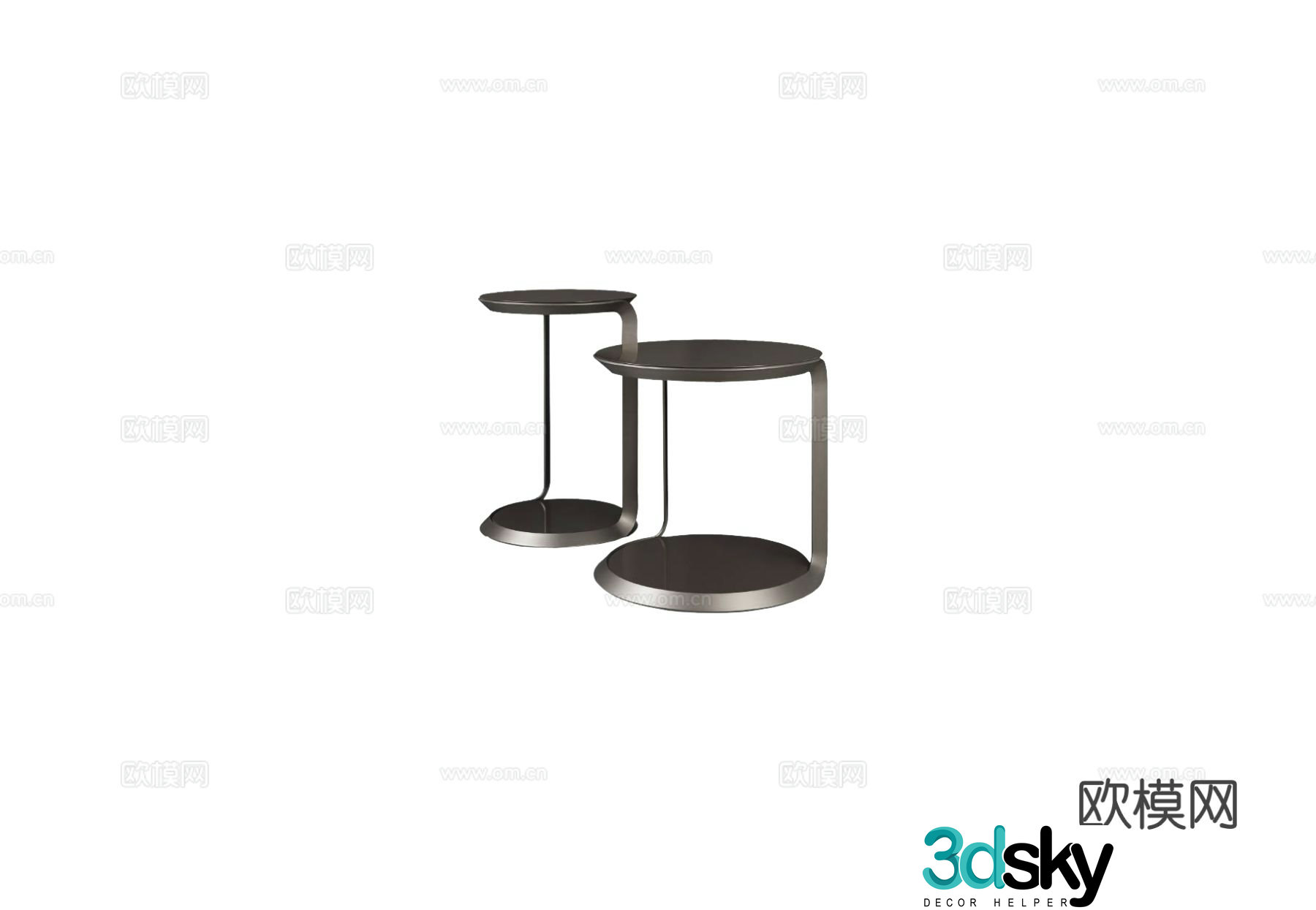 TURRI MILANO side table 3D model