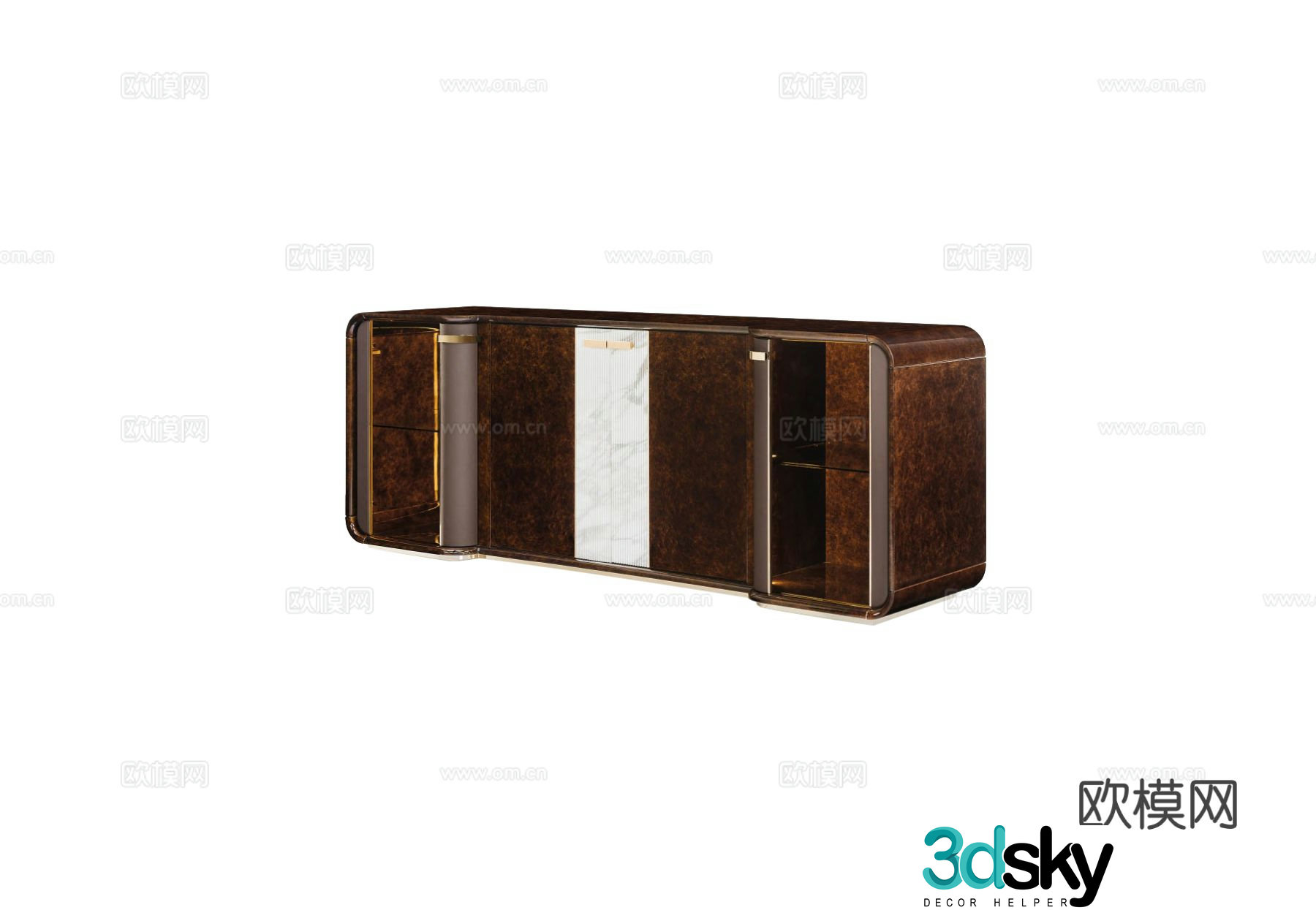 TURRI MADISON side cabinet 3D model