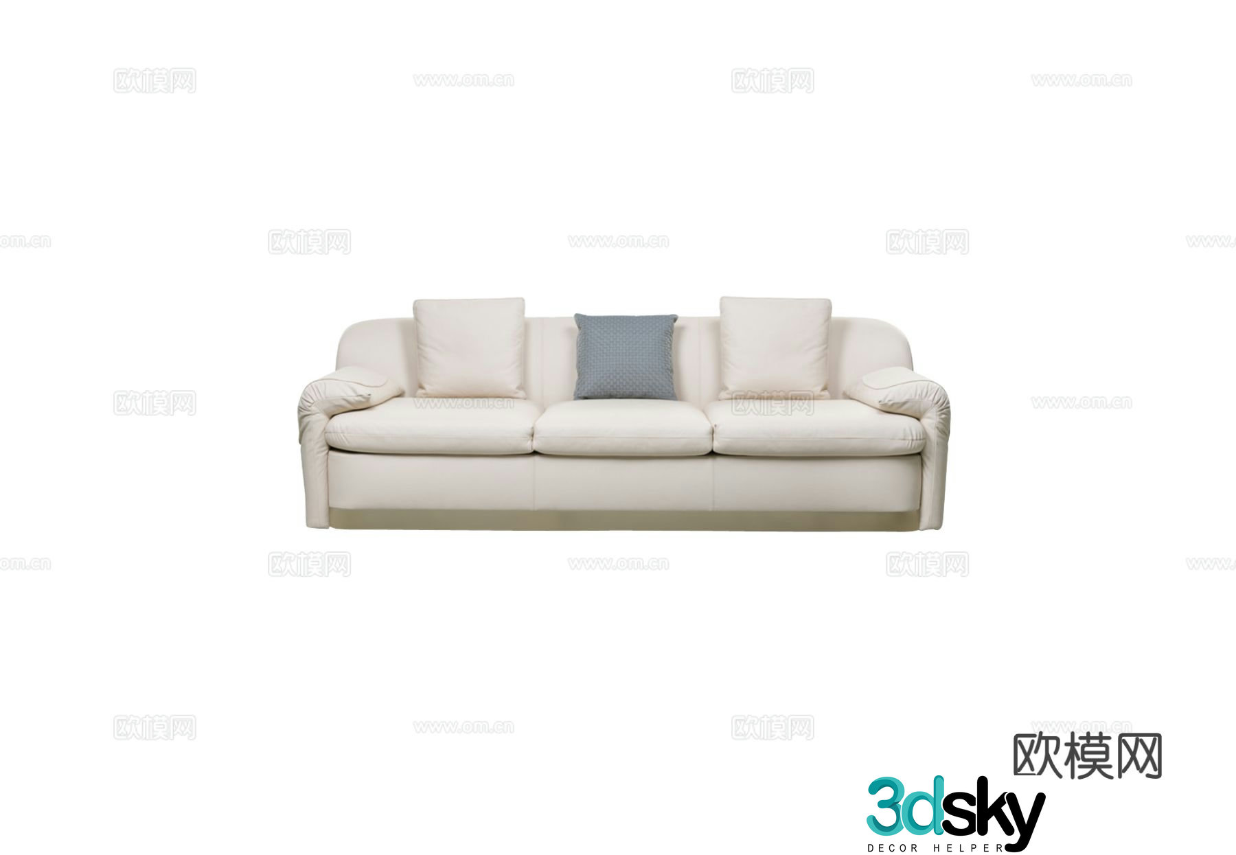 TURRI ECLIPSE Multi-person sofa 3d model