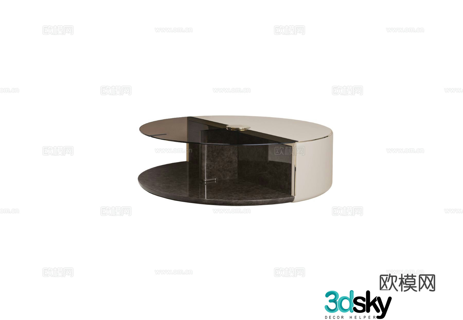 TURRI ECLIPSE Coffee Table 3D Model