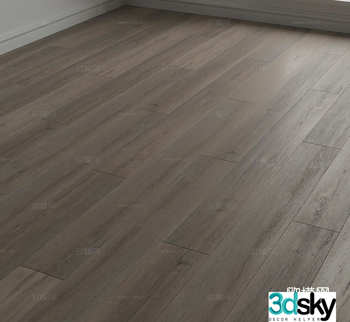 Modern wood flooring 3d model