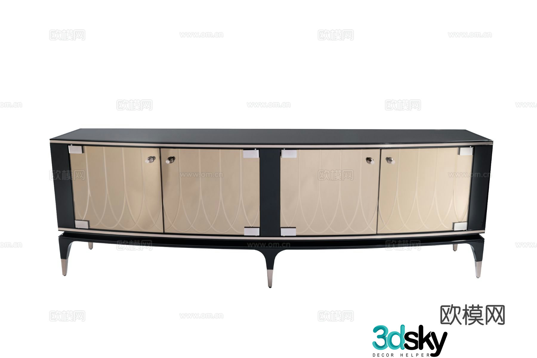Visionnaire PALAWAN side cabinet 3D model